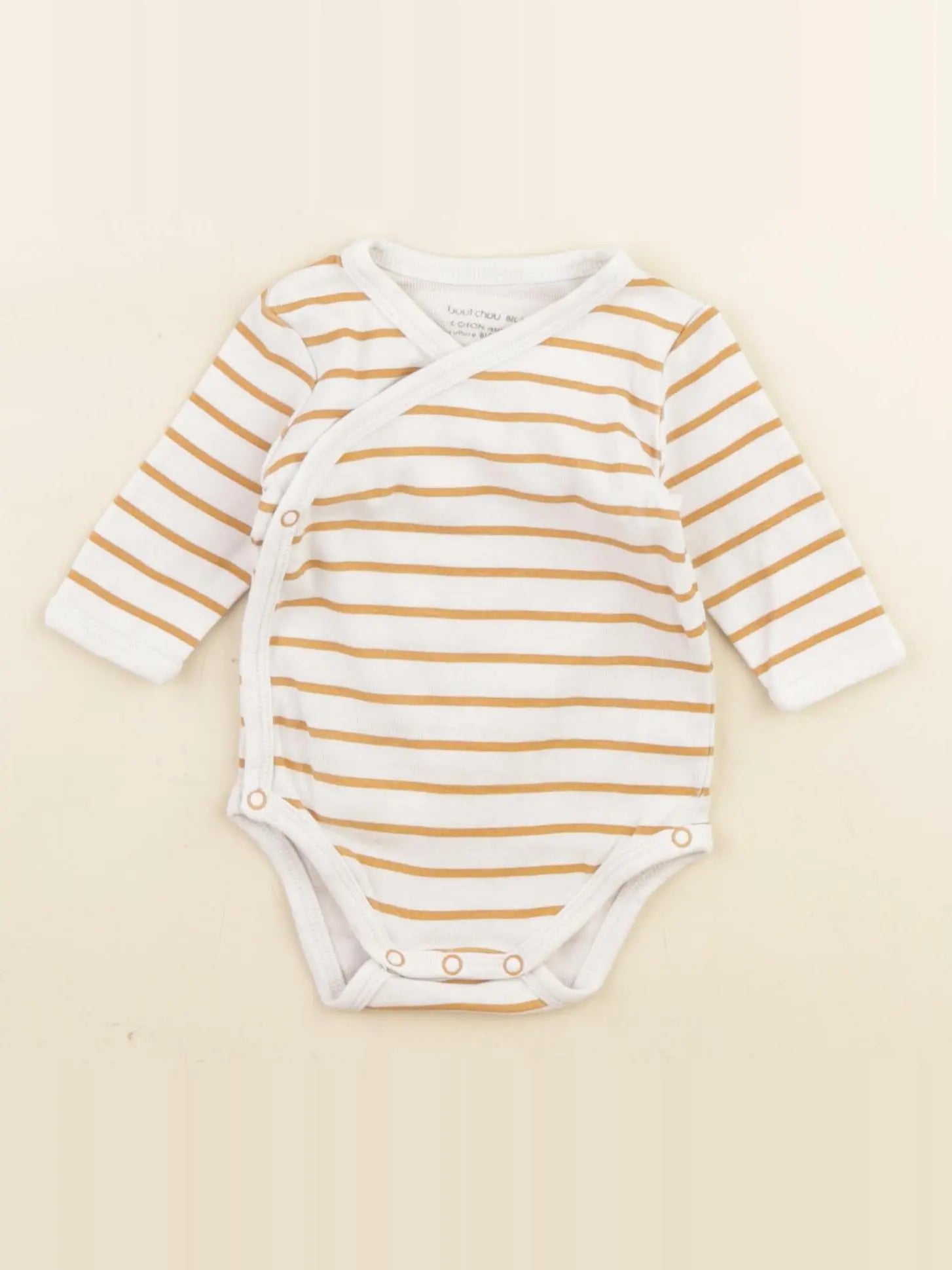 Boutchou - body jaune, blanc - 1 mois