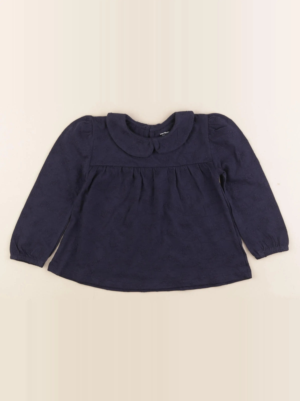 Vertbaudet - tee-shirt bleu - 4 ans