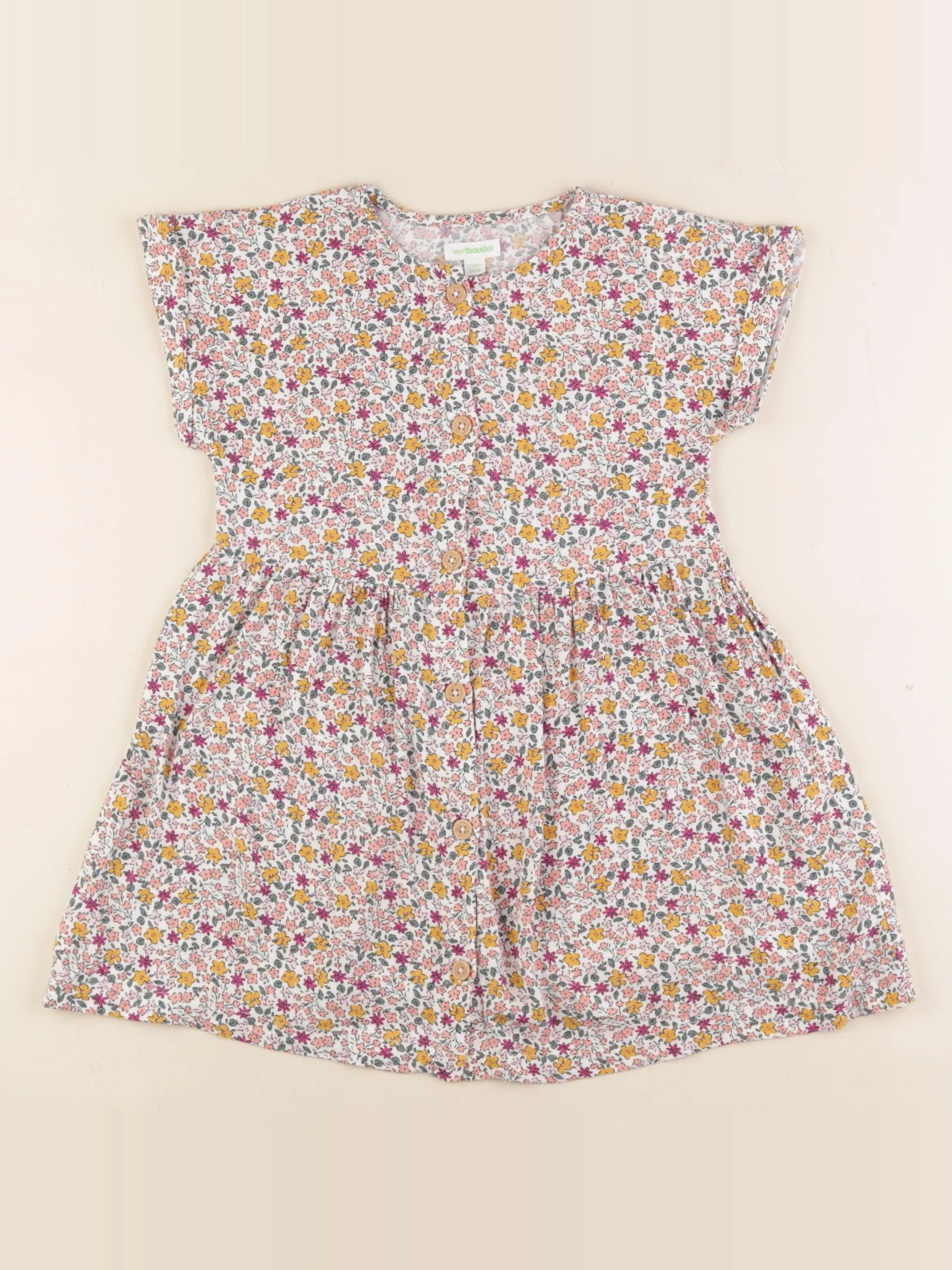 Vertbaudet - robe multicolore - 5 ans