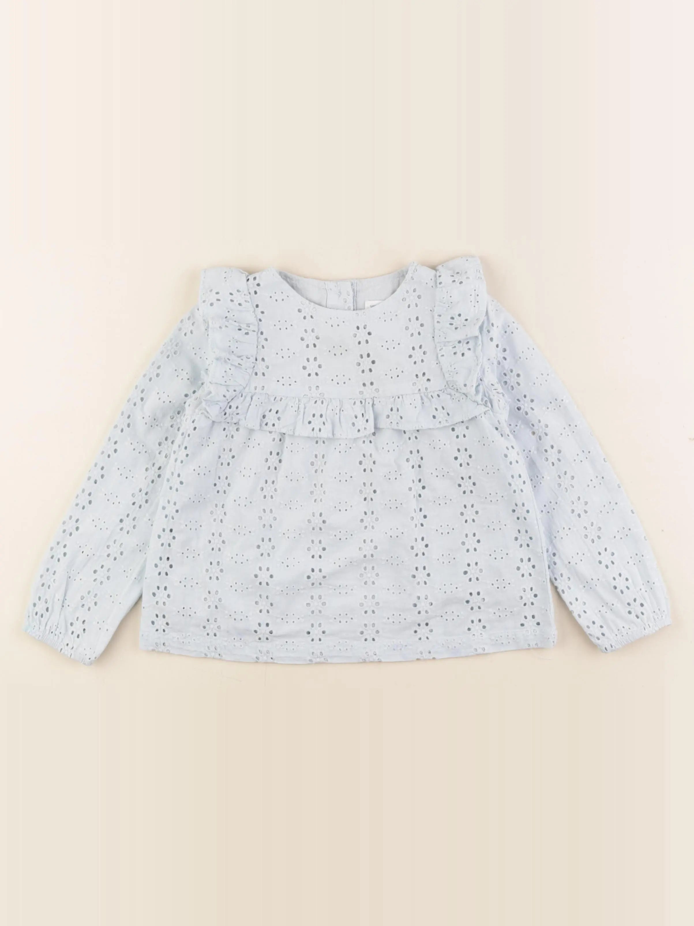 Vertbaudet - blouse bleu - 4 ans