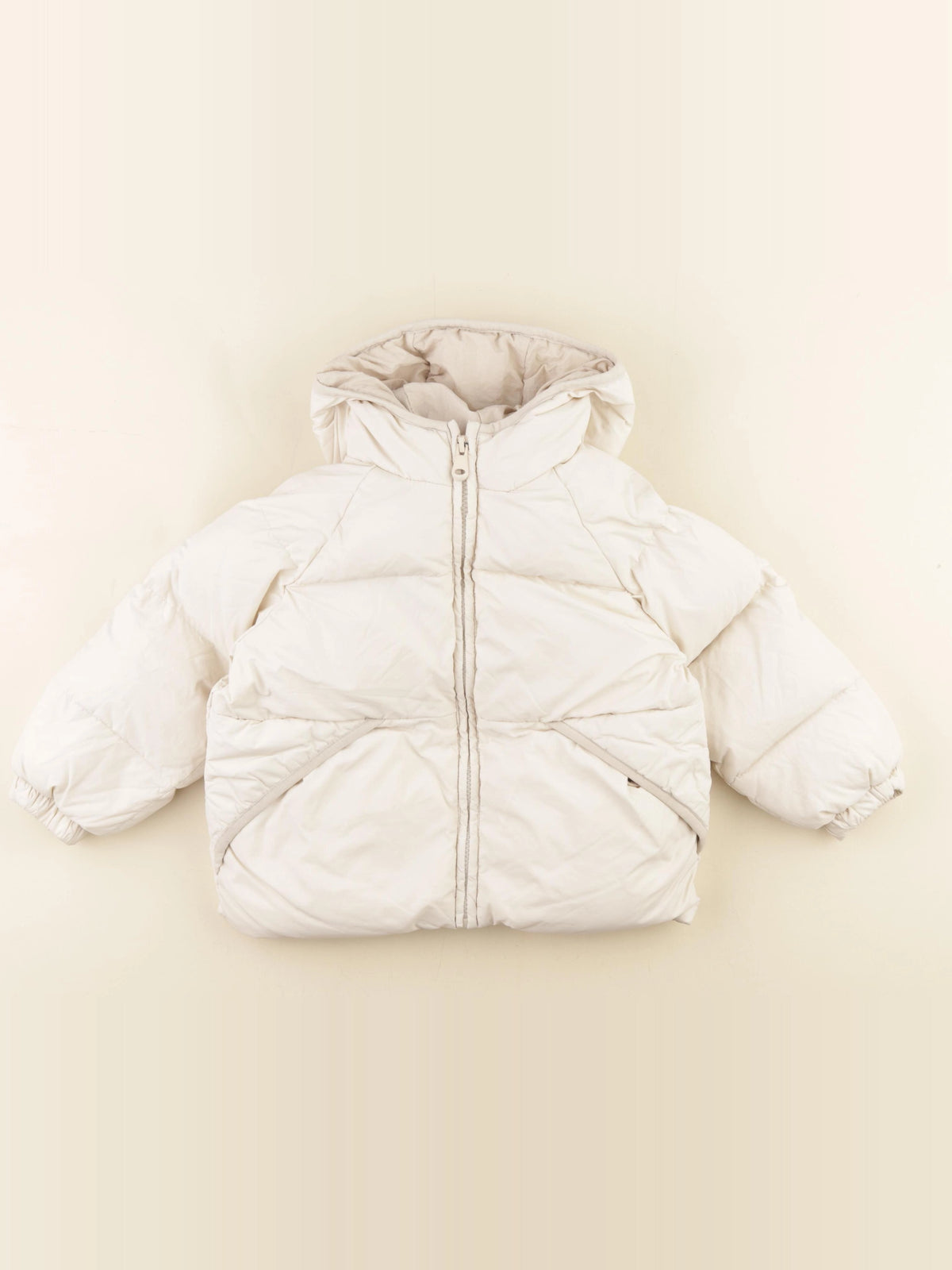 Zara - doudoune beige - 2/3 ans