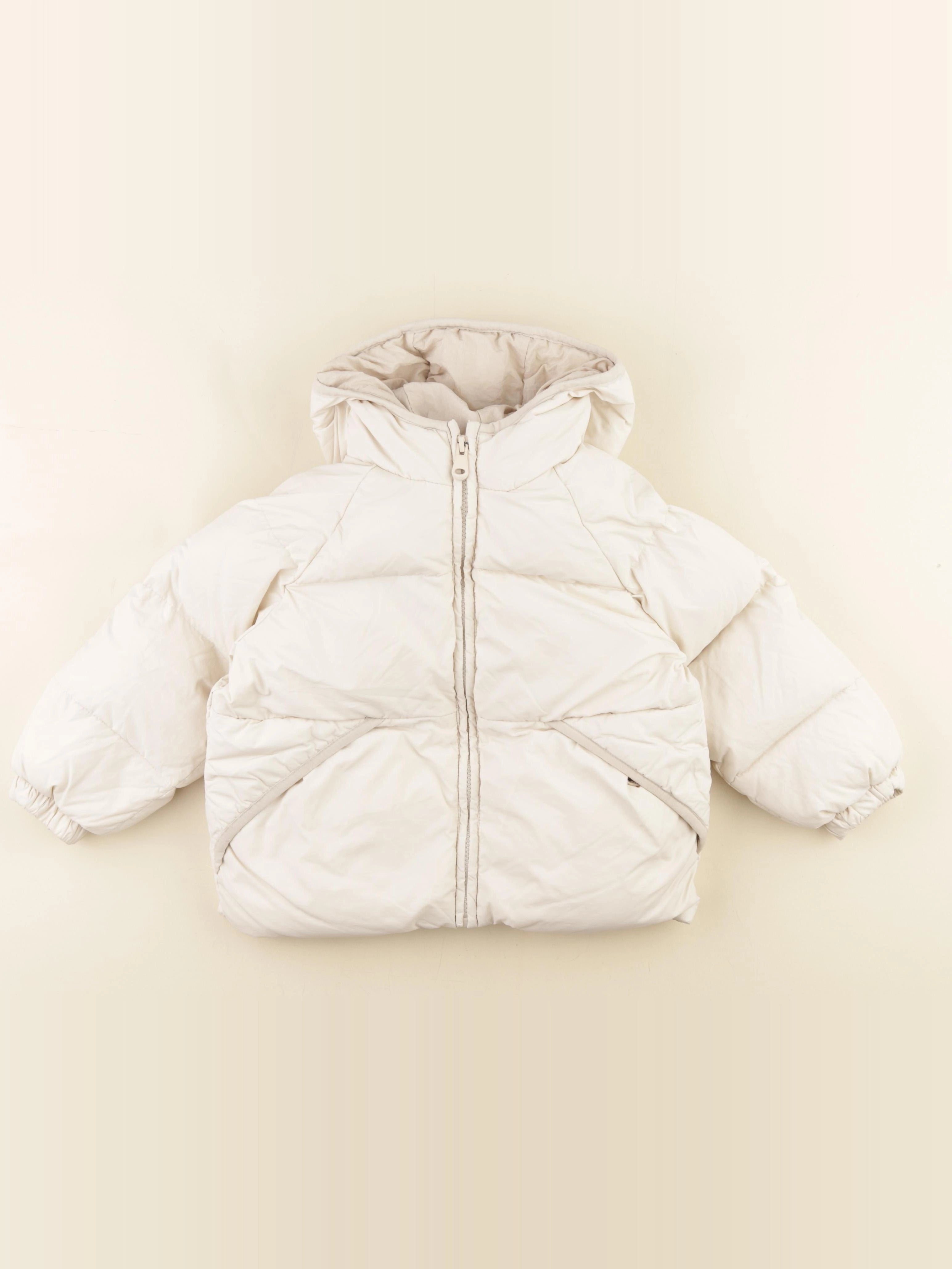 Zara - doudoune beige - 2/3 ans