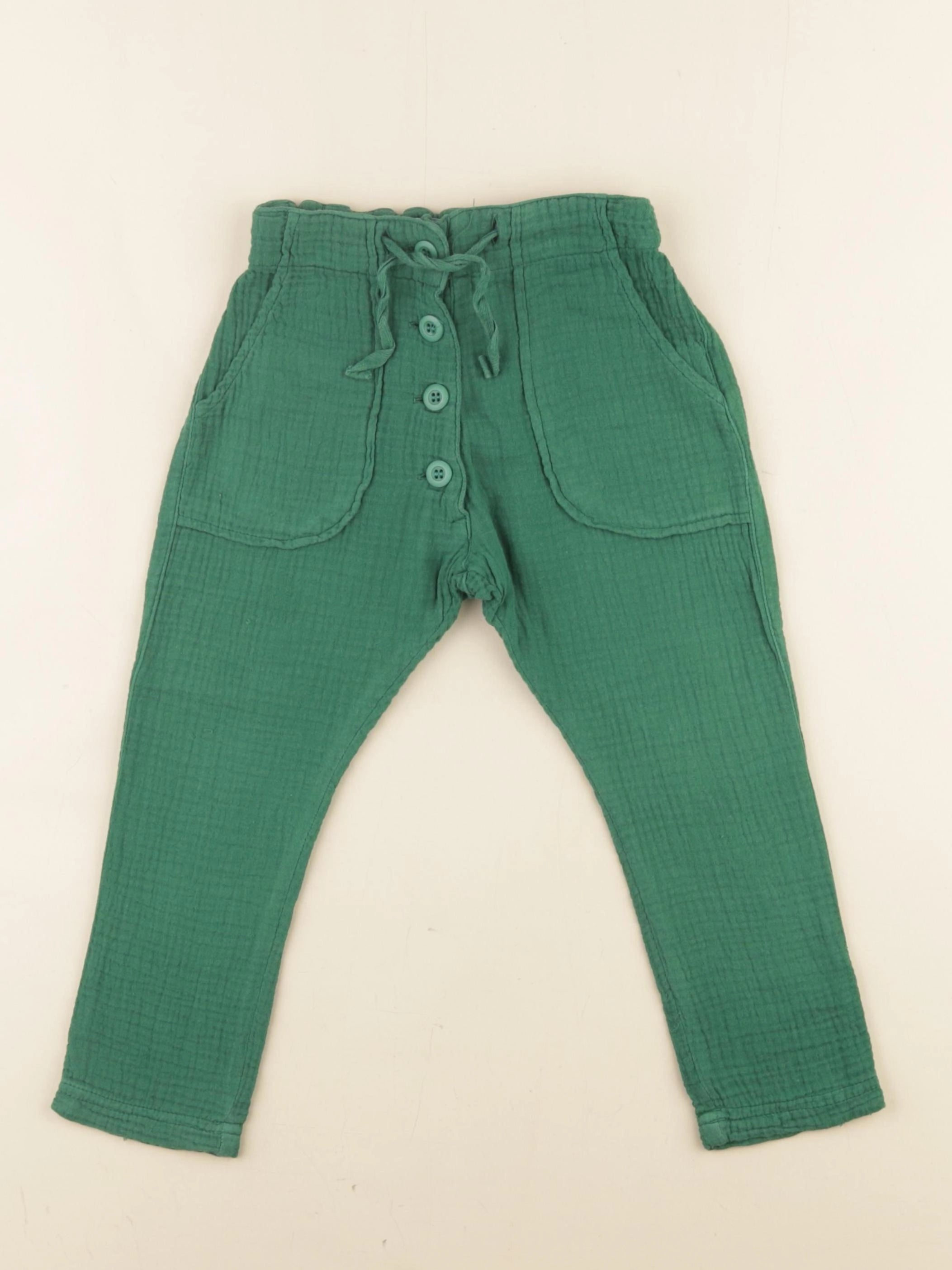 Emile et Ida - pantalon vert - 2 ans