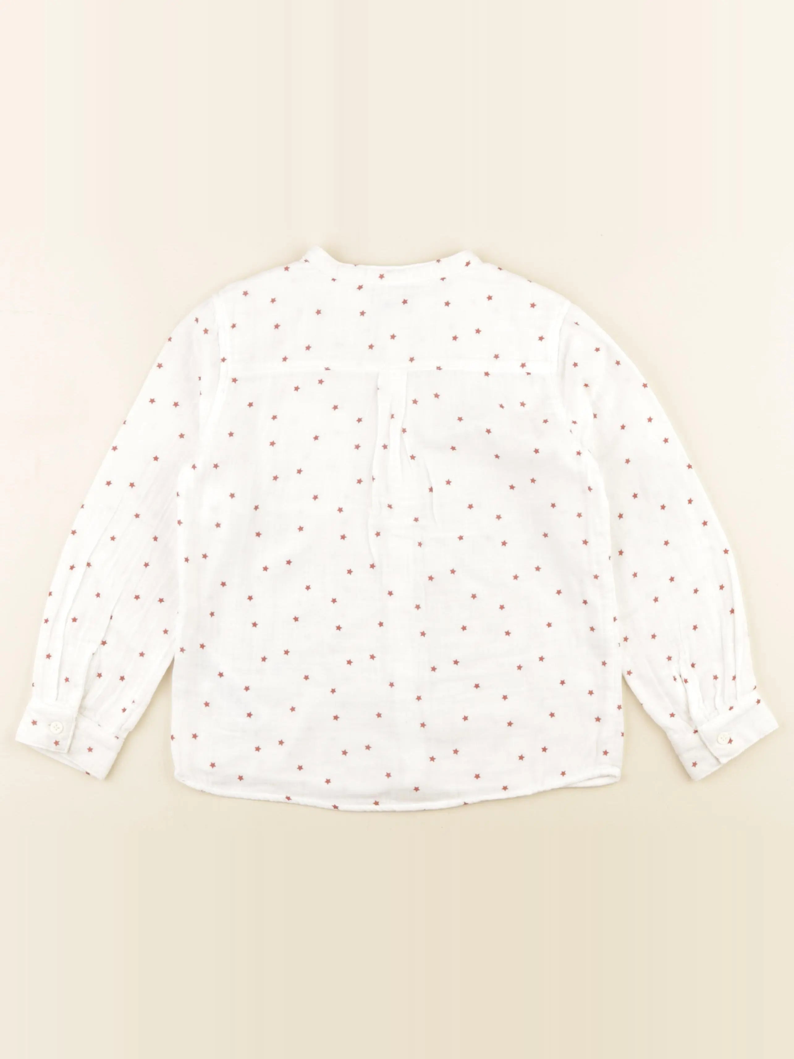 Petit Bateau - chemise blanc - 6 ans
