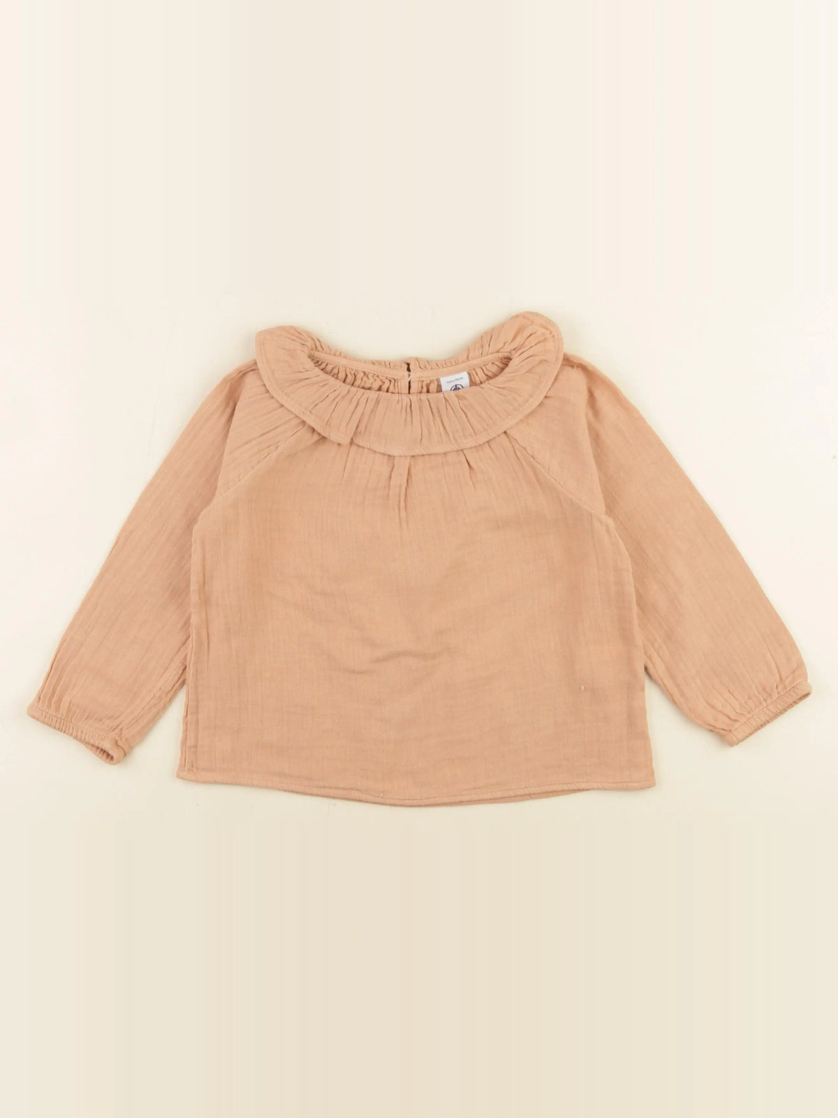 Petit Bateau - blouse marron - 3 ans