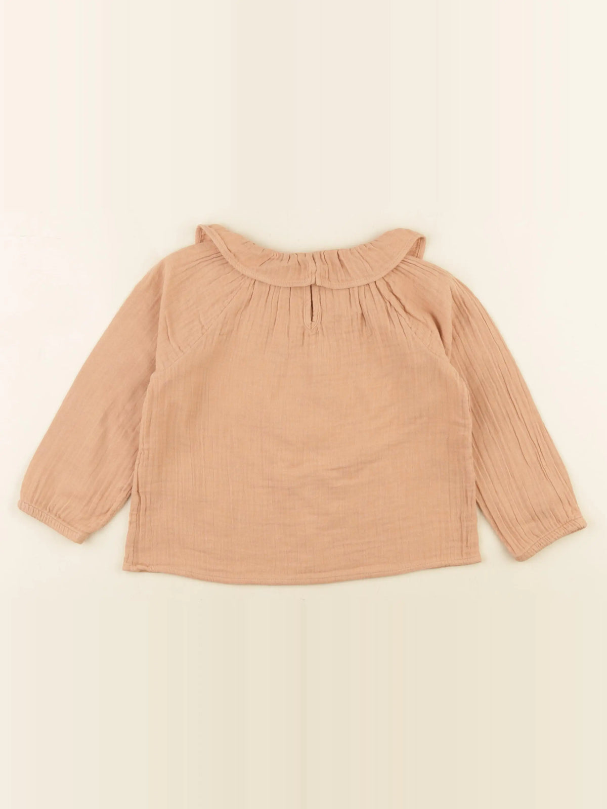 Petit Bateau - blouse marron - 3 ans