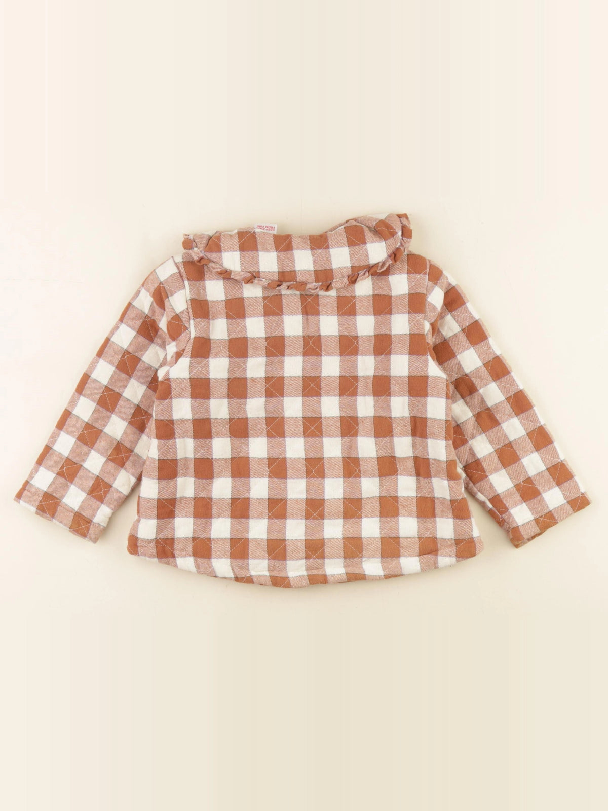 Zara - veste doublé marron - 2/3 ans