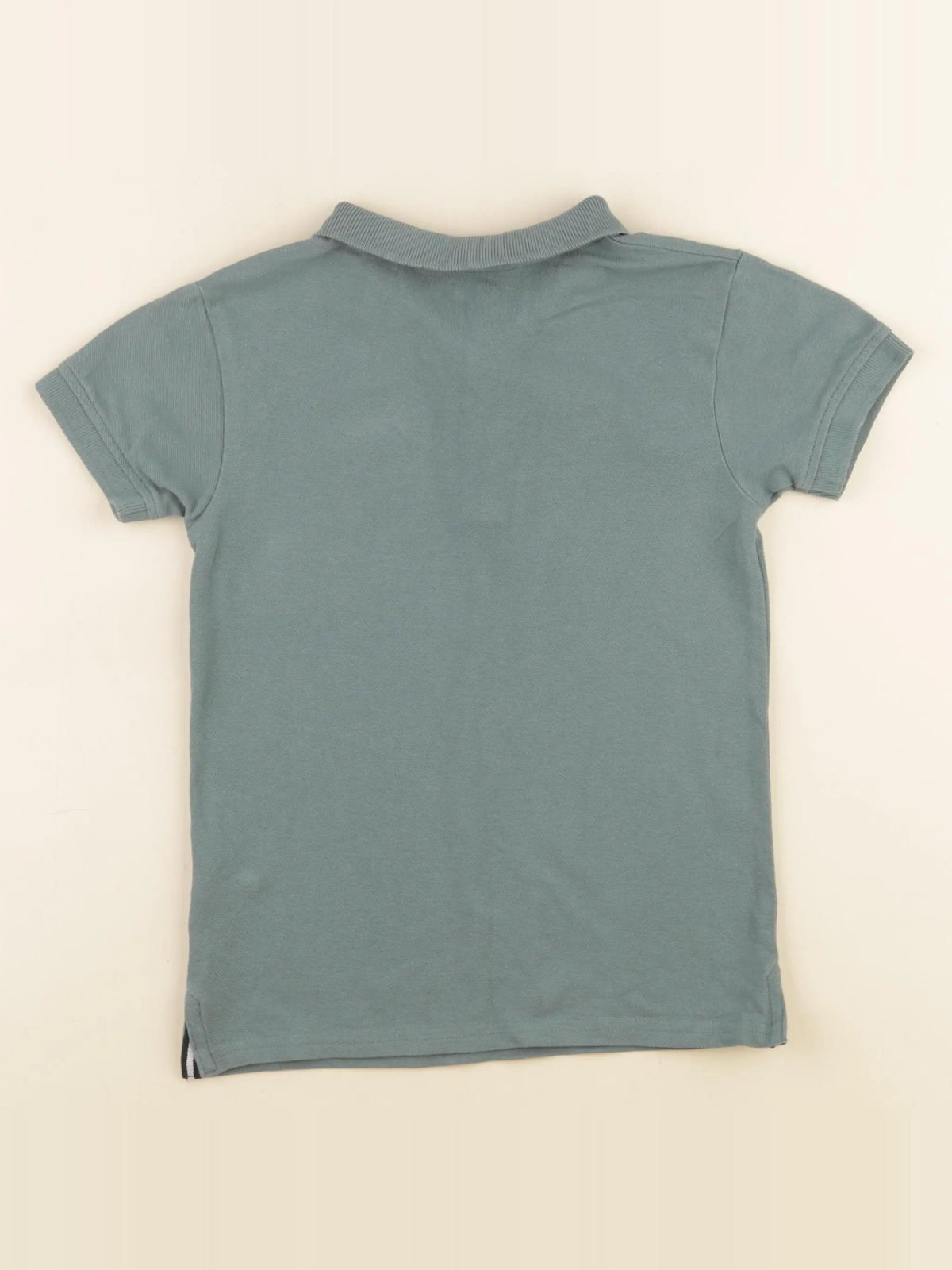 Vertbaudet - polo bleu, vert - 6 ans