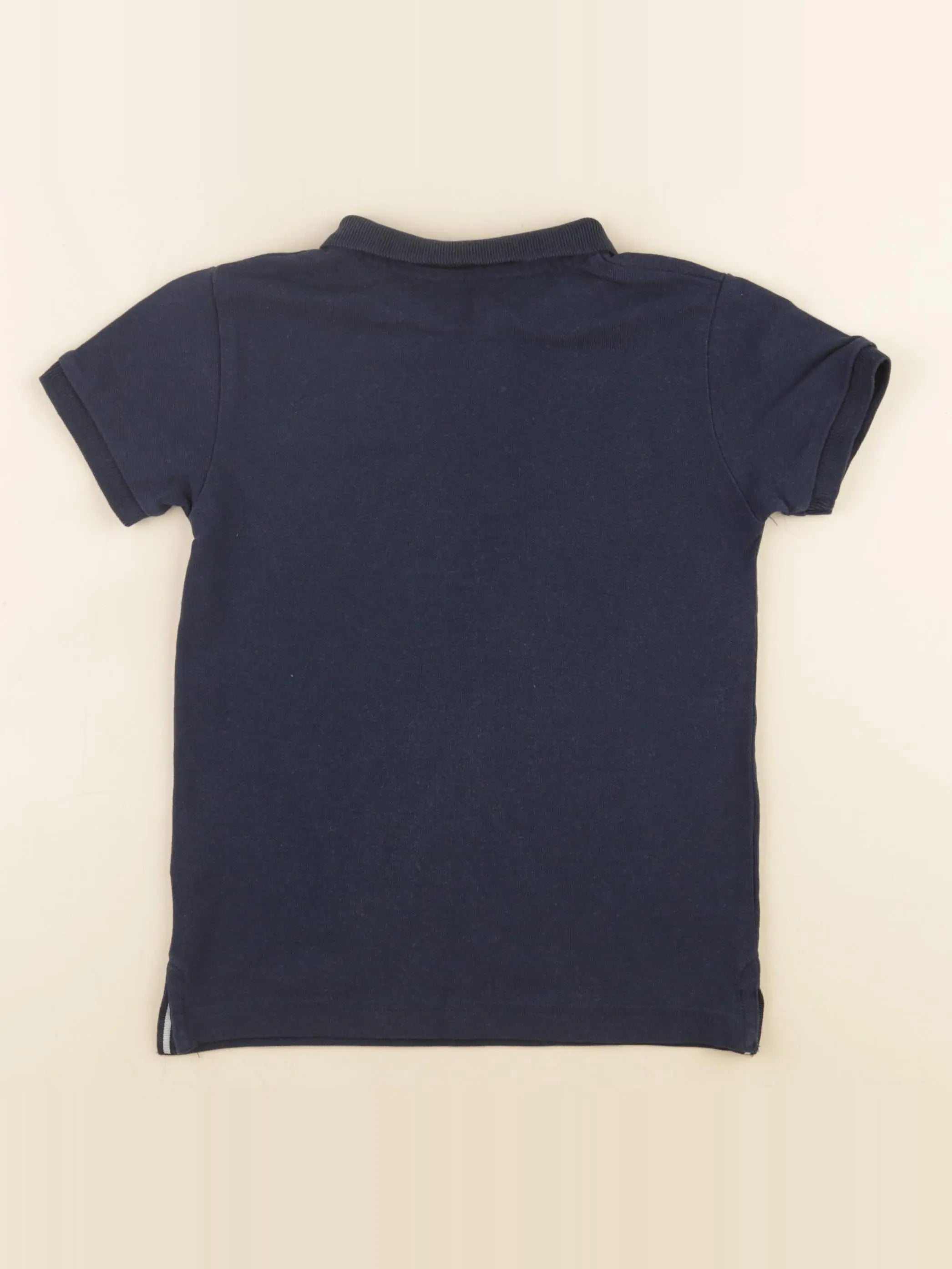 Vertbaudet - polo bleu - 6 ans