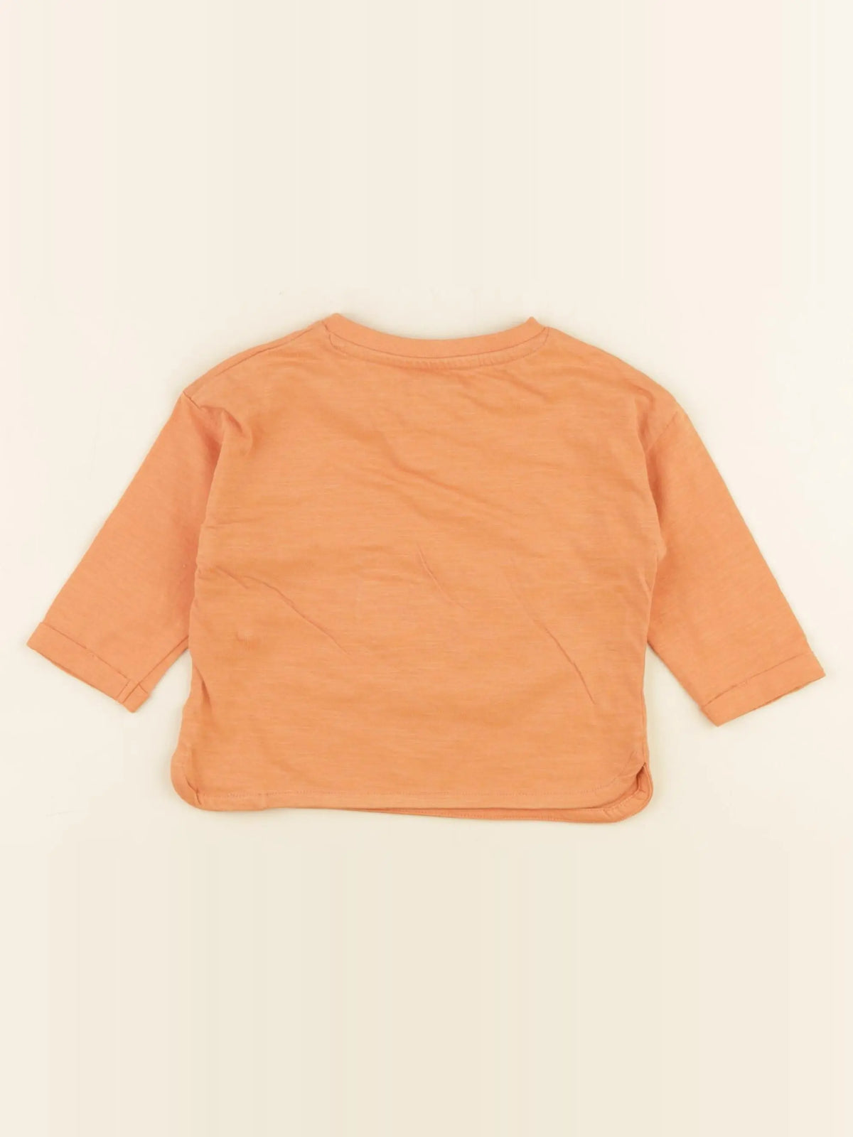 Vertbaudet - tee-shirt orange - 6 mois