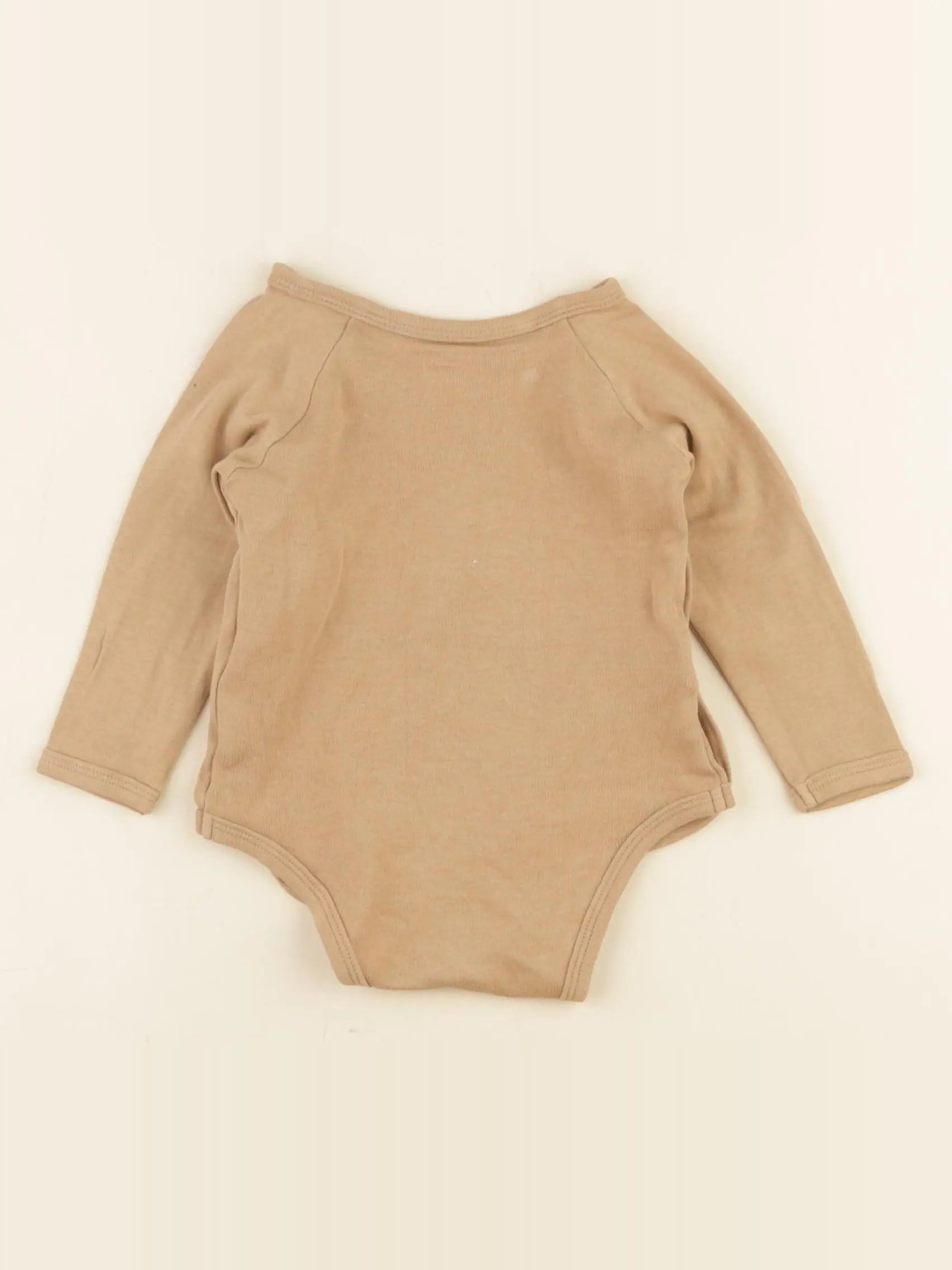 Vertbaudet - body beige - 6 mois