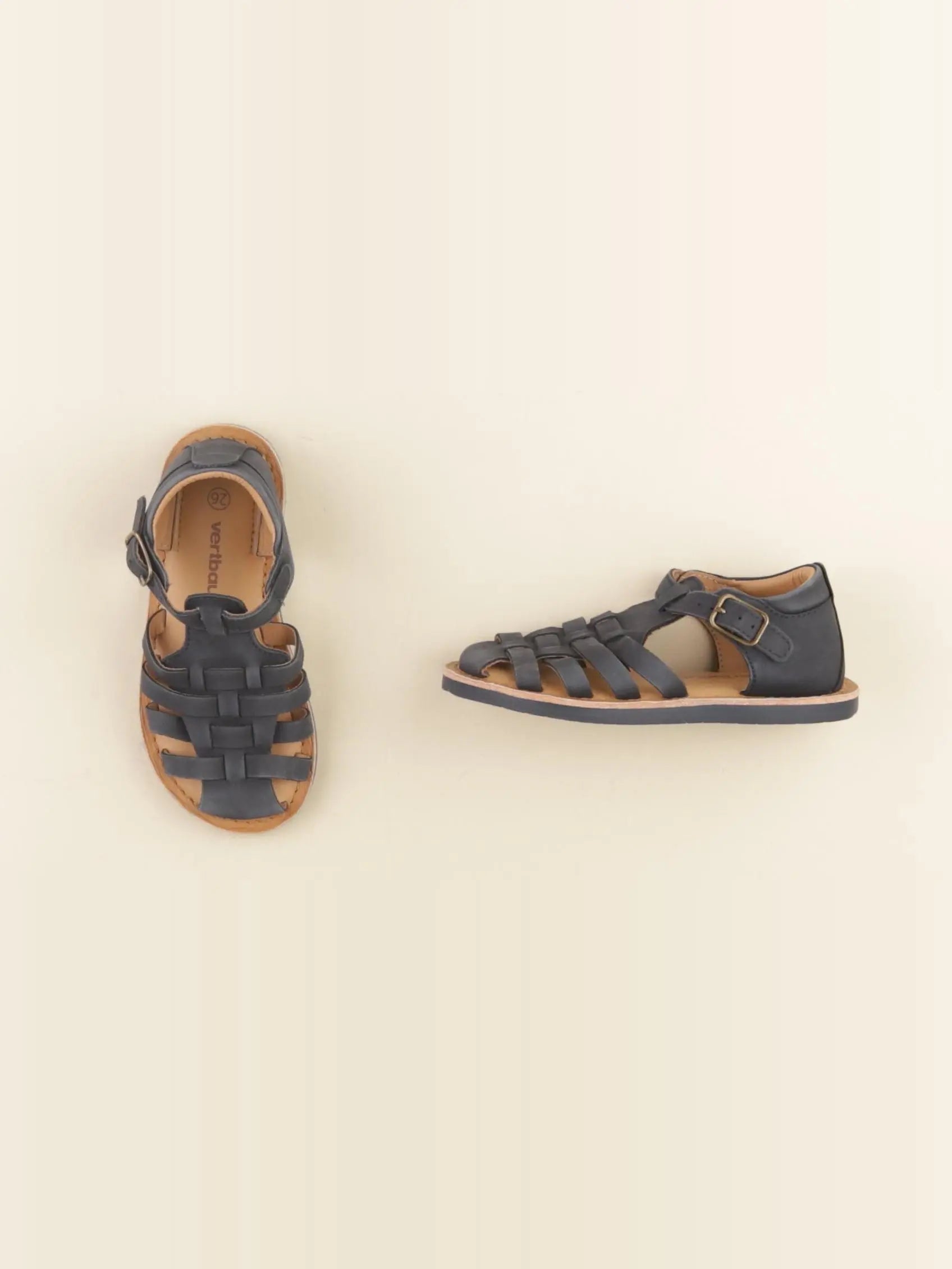 Vertbaudet - sandales bleu - pointure 26