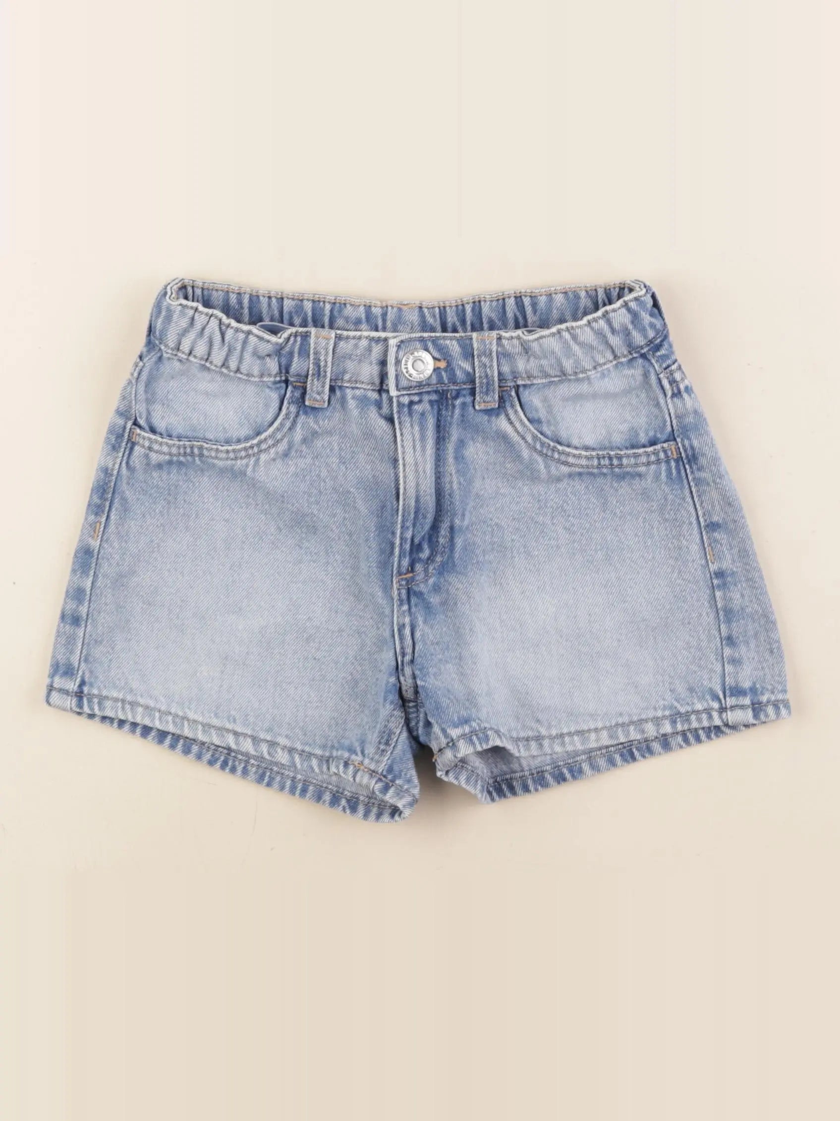 H&M - short bleu - 5/6 ans