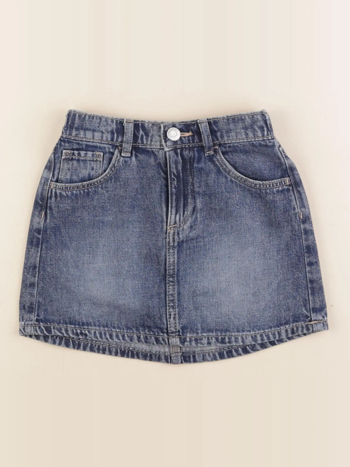 H&M - jupe bleu - 4/5 ans