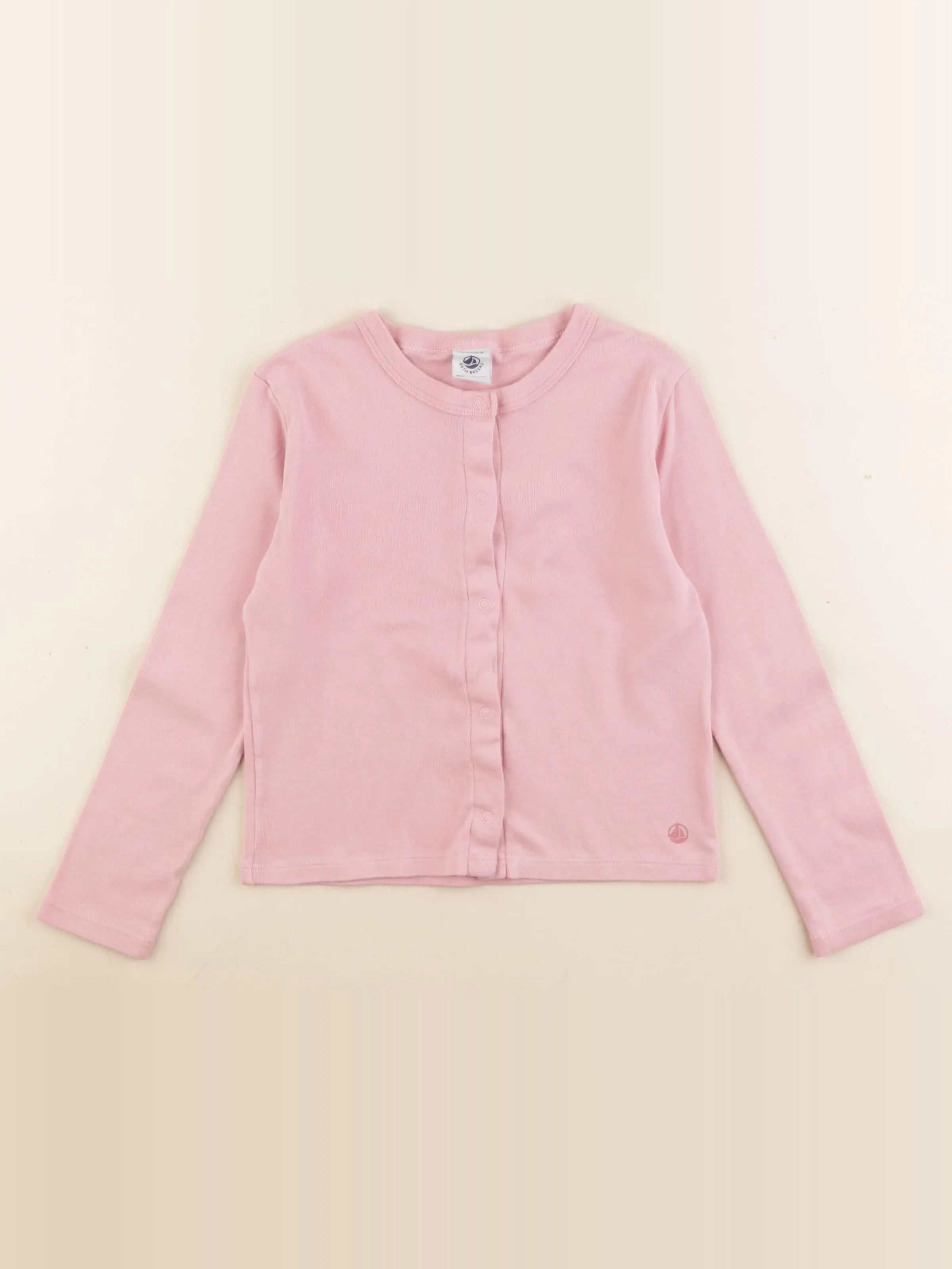 Petit Bateau - tee-shirt rose - 6 ans
