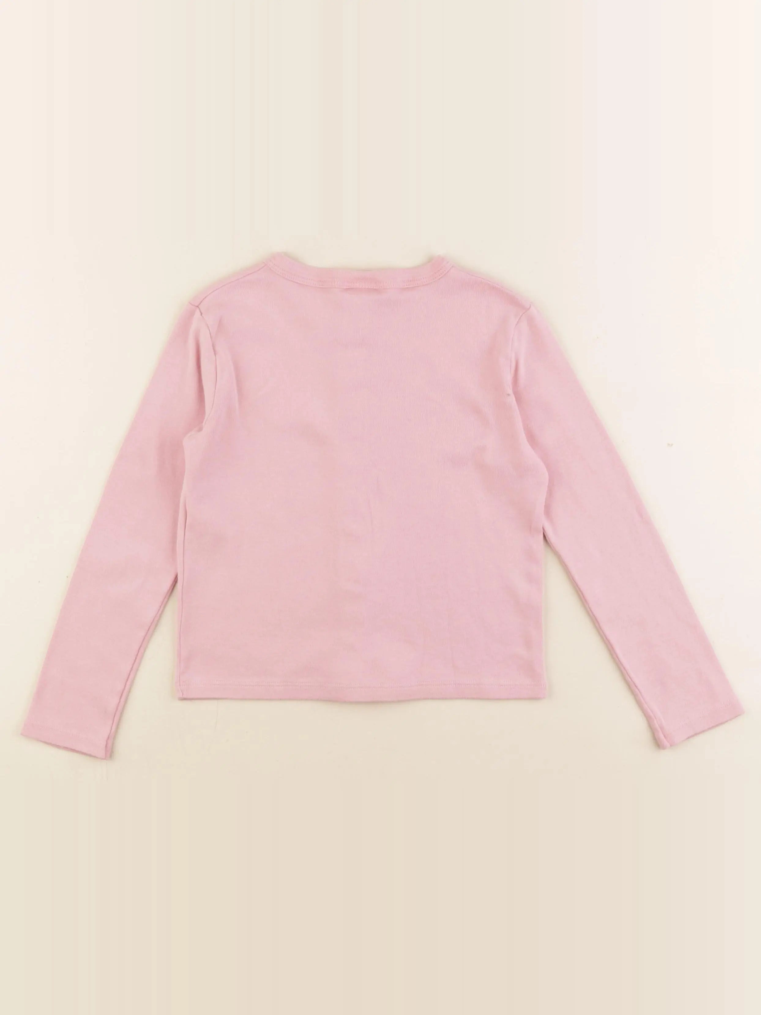 Petit Bateau - tee-shirt rose - 6 ans