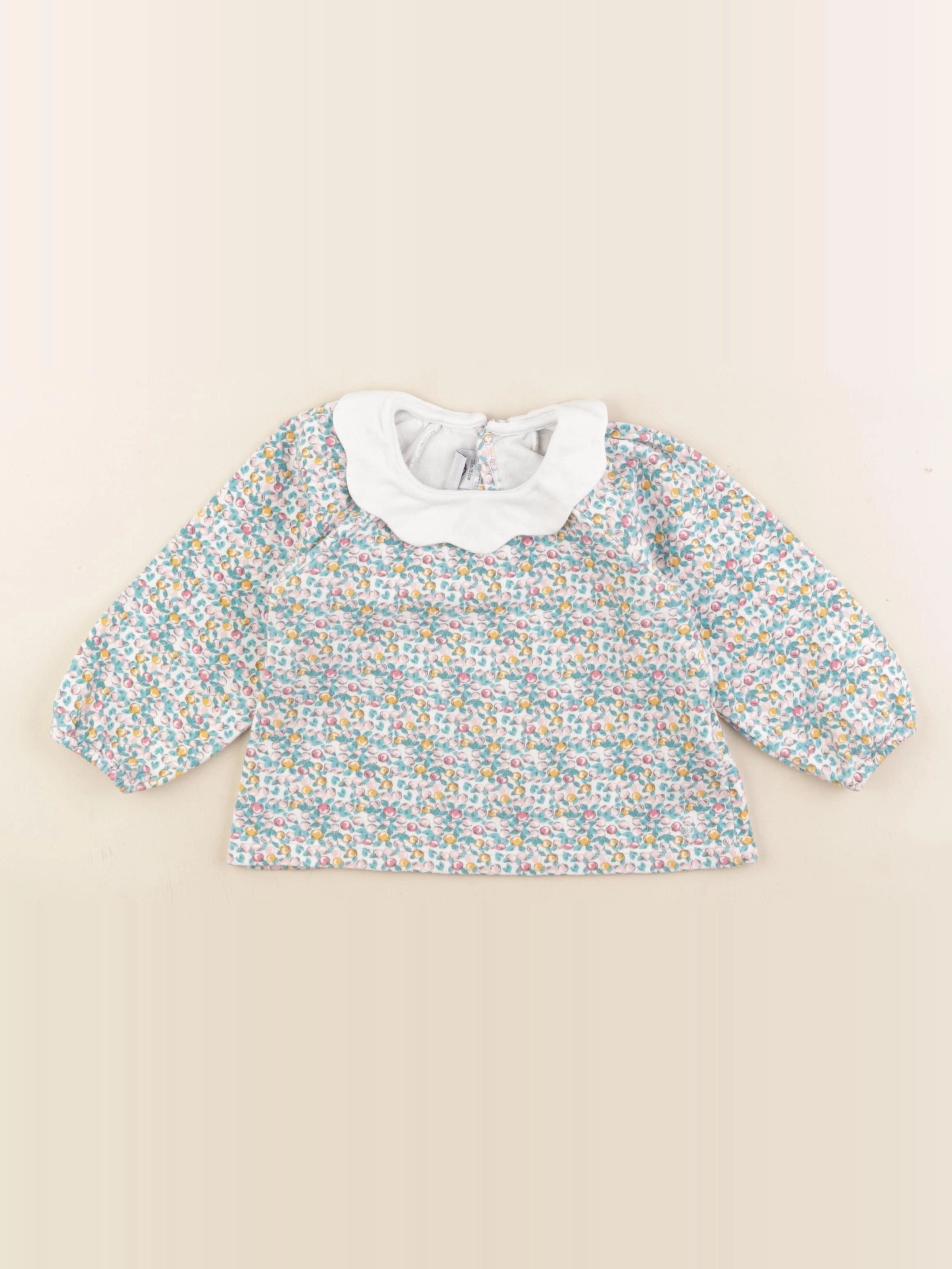 Petit Bateau - tee-shirt multicolore - 6 mois