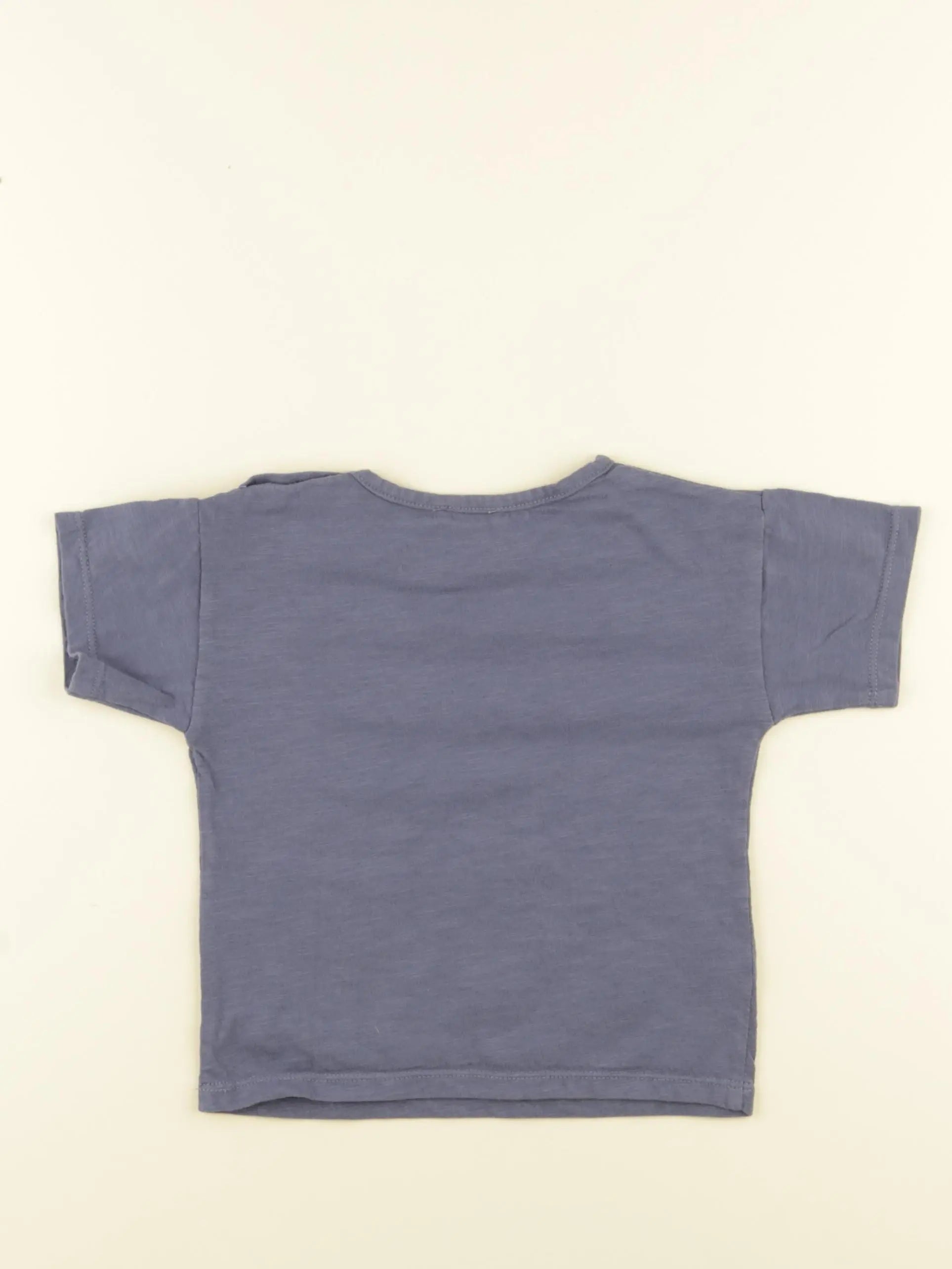 Vertbaudet - tee-shirt bleu - 2 ans