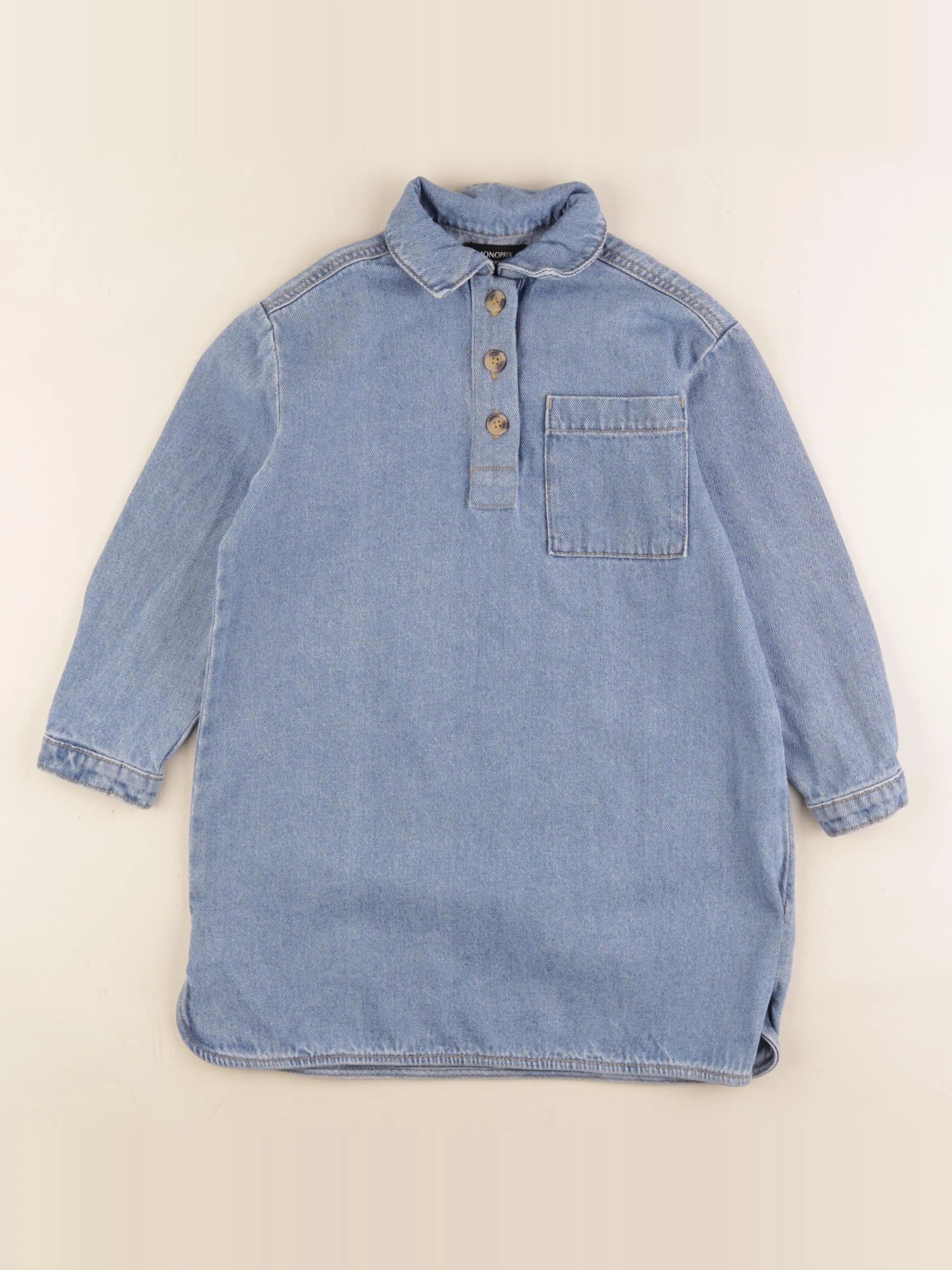 Monoprix - robe bleu - 6 ans