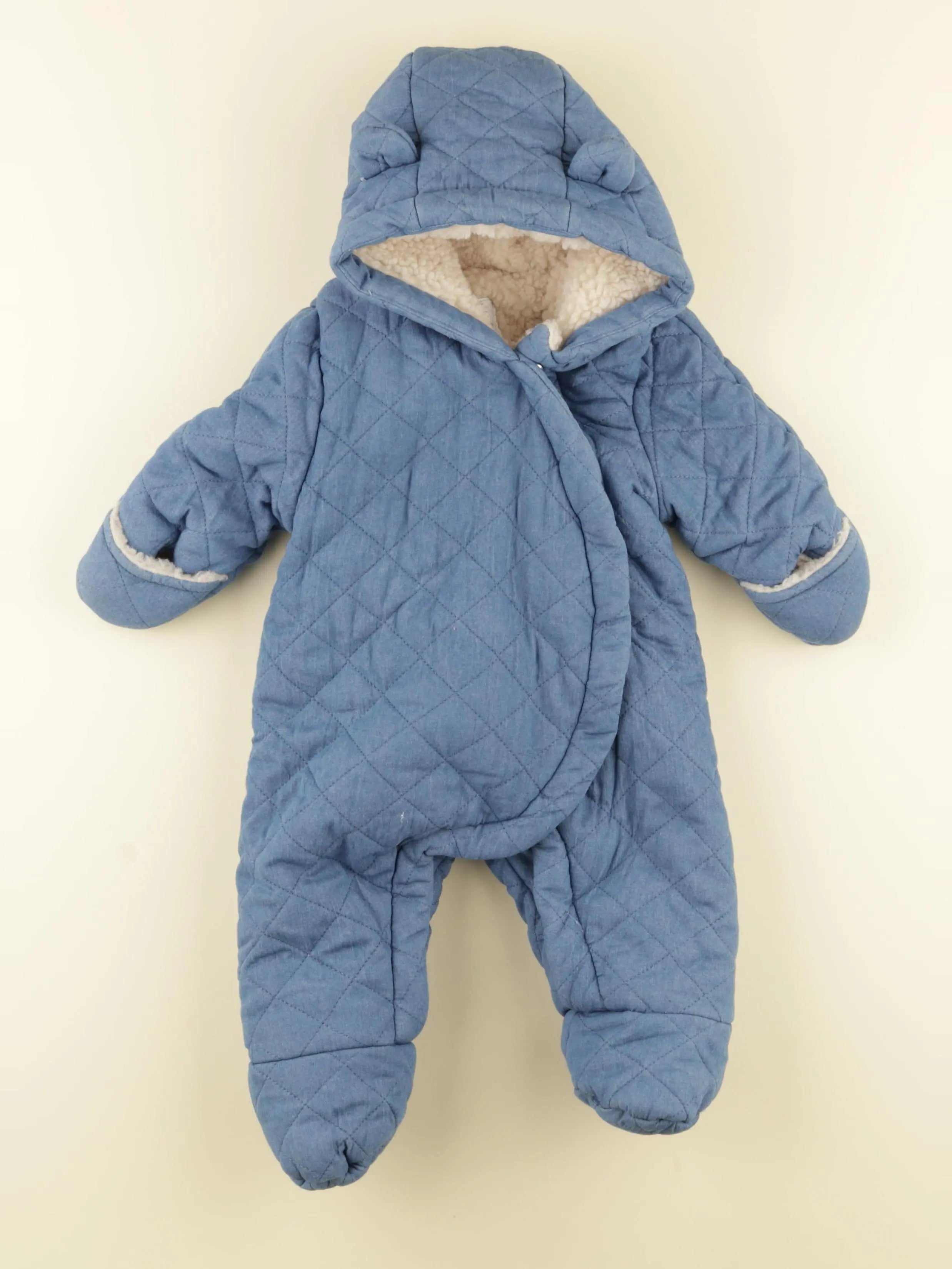 Vertbaudet - combi-pilote bleu - 6 mois