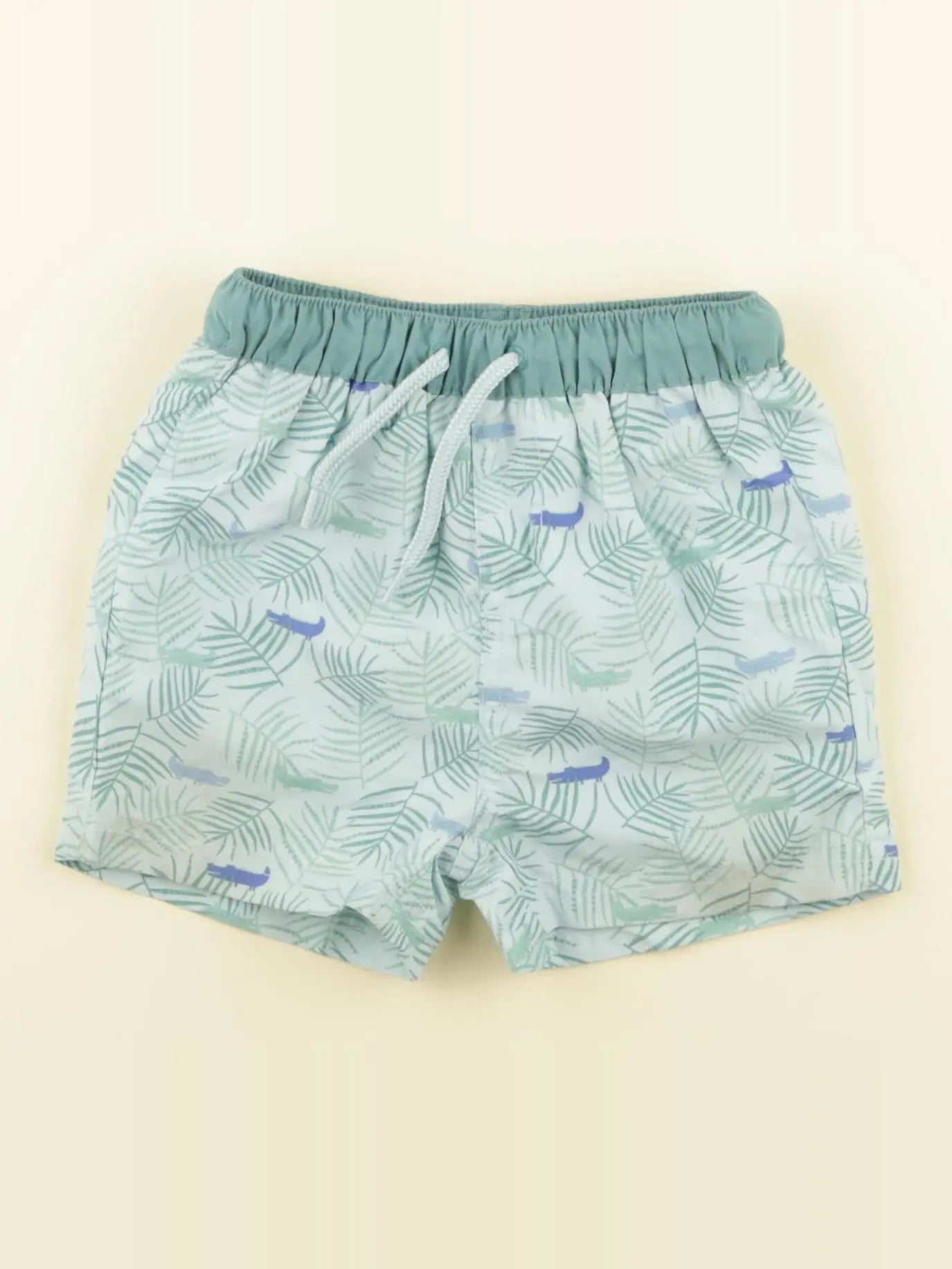 Vertbaudet - maillot de bain vert - 12 mois