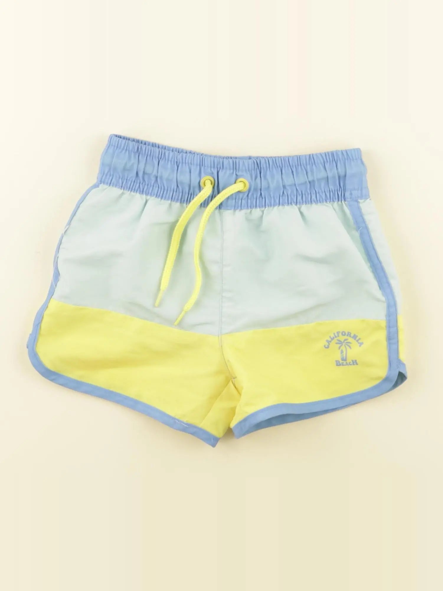 Vertbaudet - maillot de bain vert, jaune - 2 ans