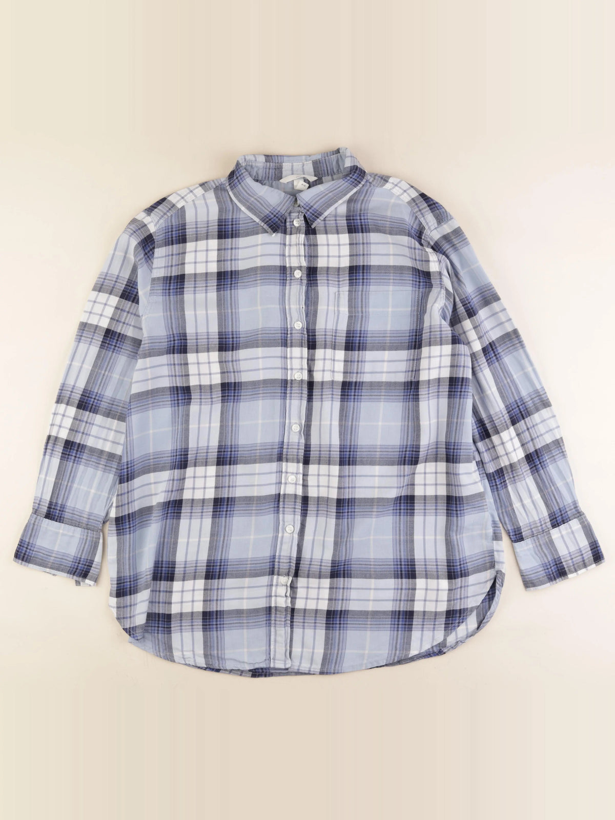 H&M - chemise grossesse bleu - m