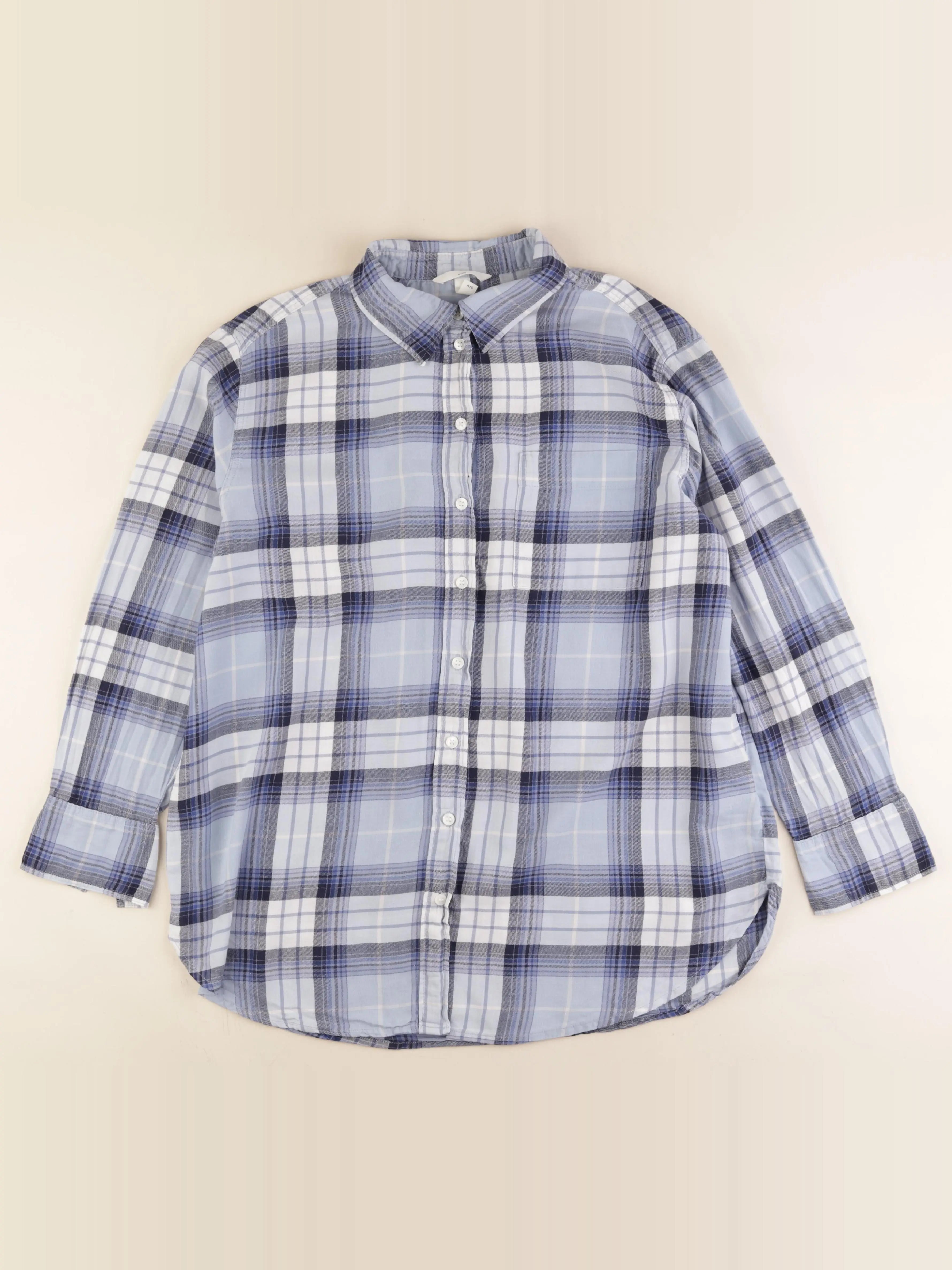 H&M - chemise grossesse bleu - m