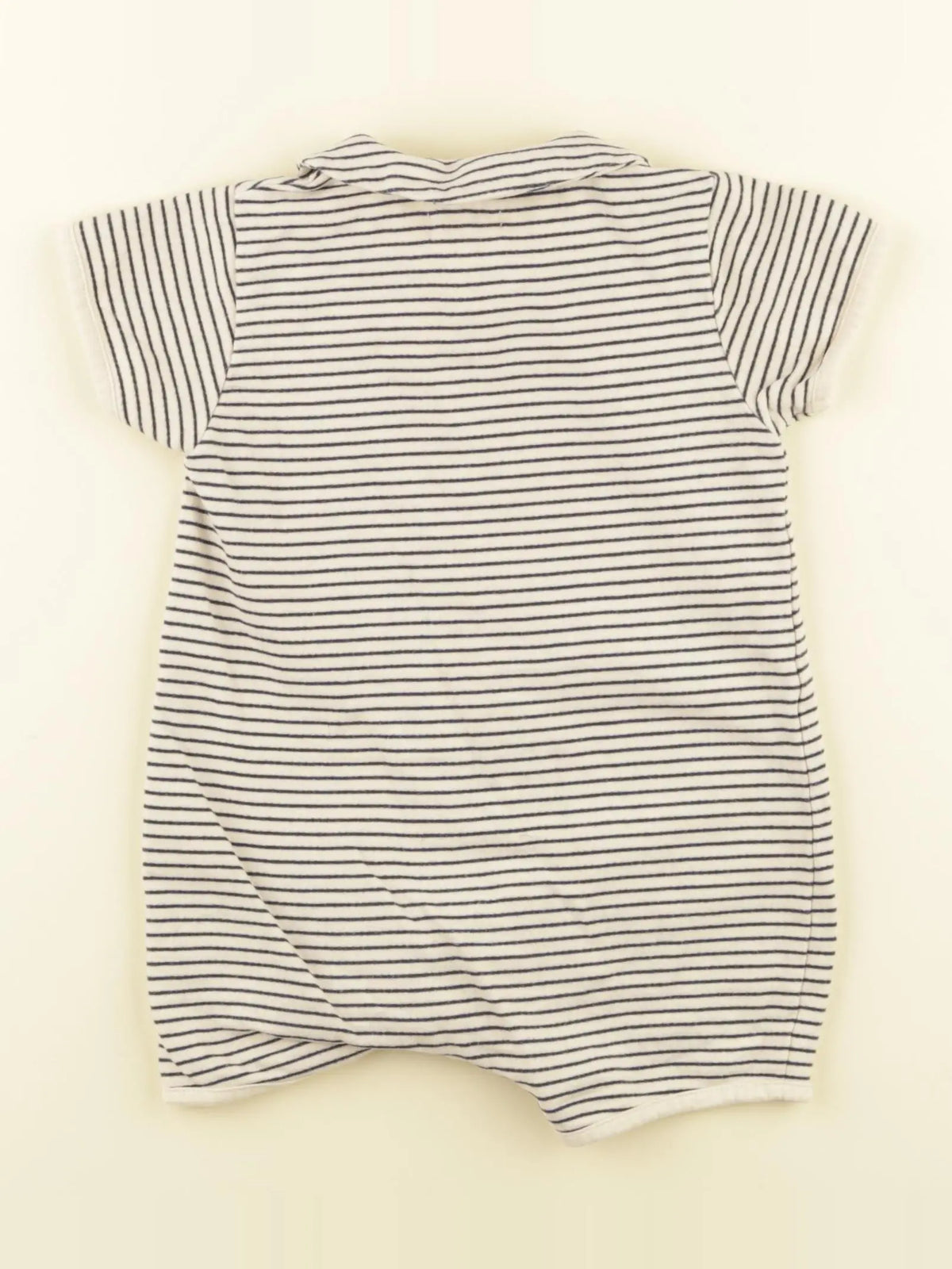 Vertbaudet - combinaison beige, bleu - 12 mois