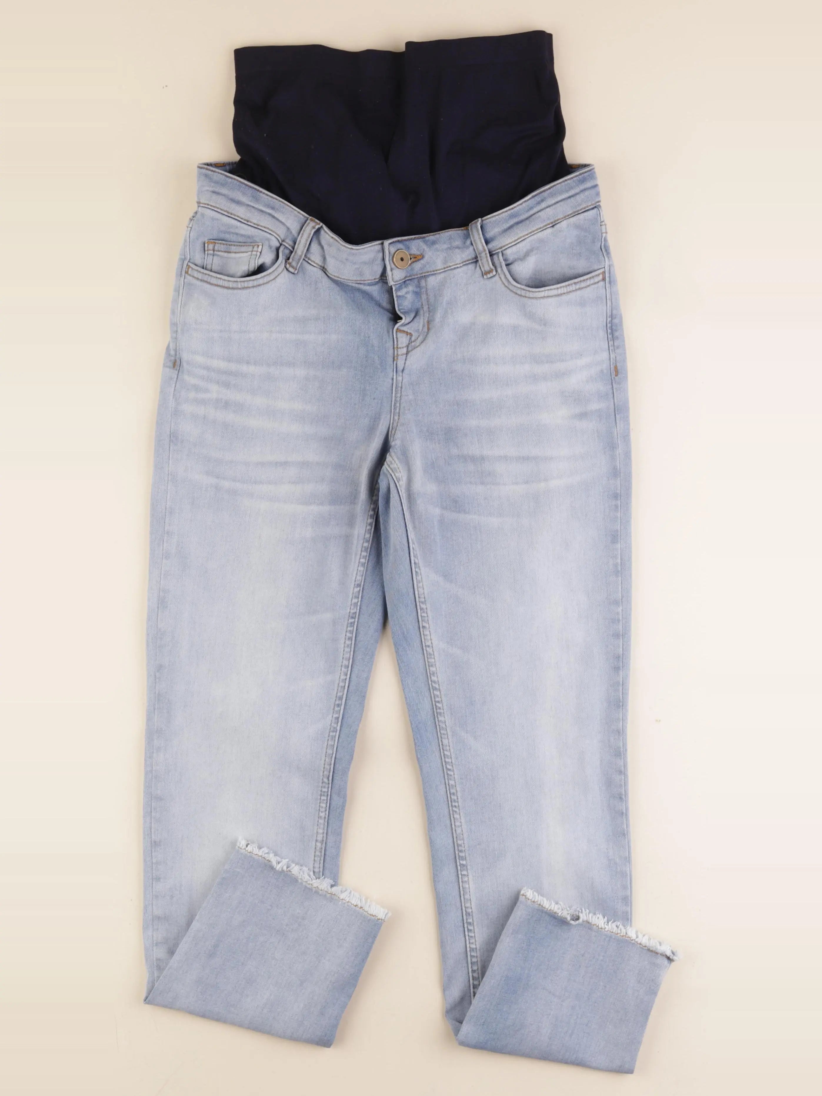 Envie de fraise - jean grossesse bleu - 36