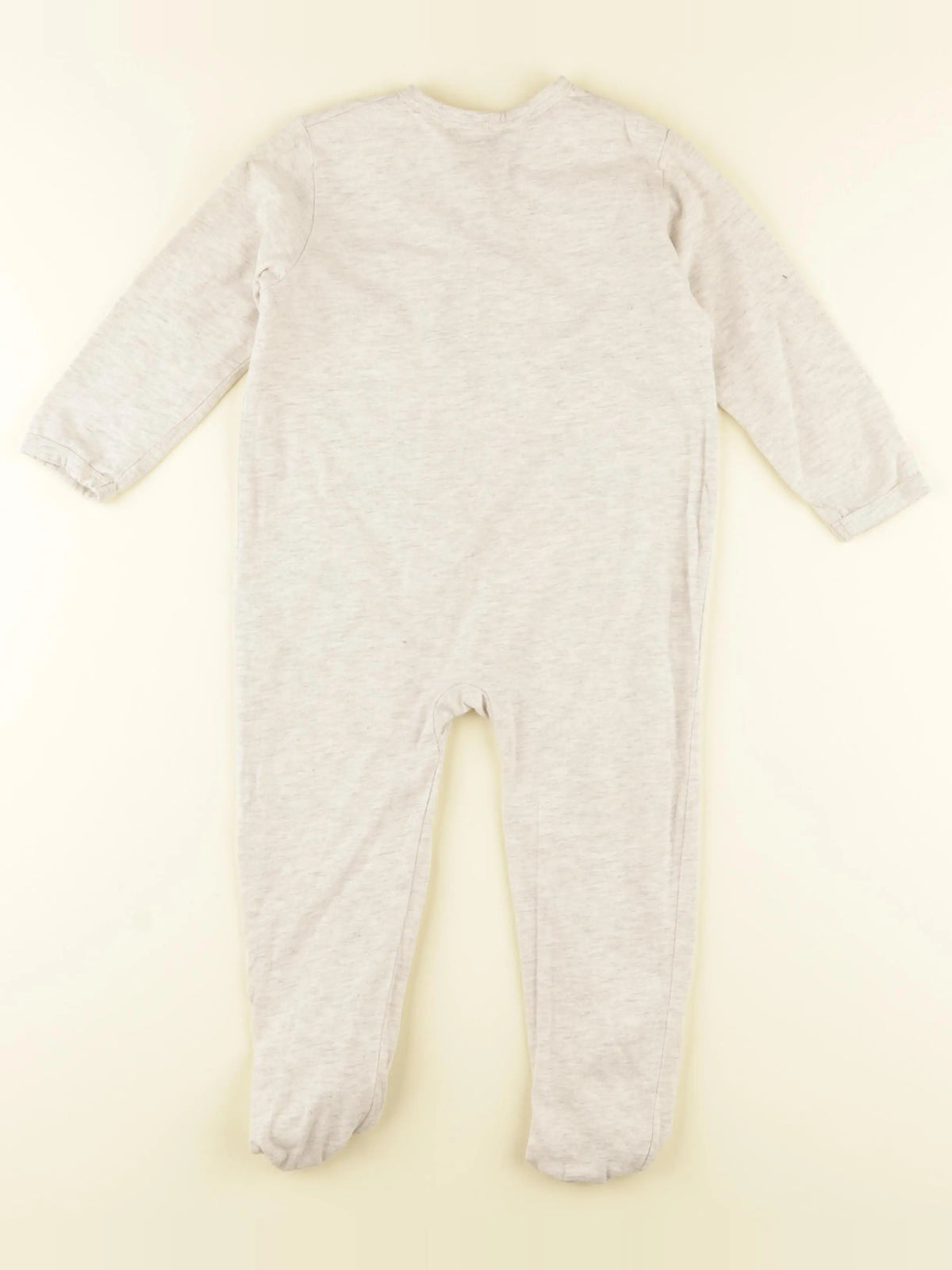 Vertbaudet - pyjama coton gris - 24 mois