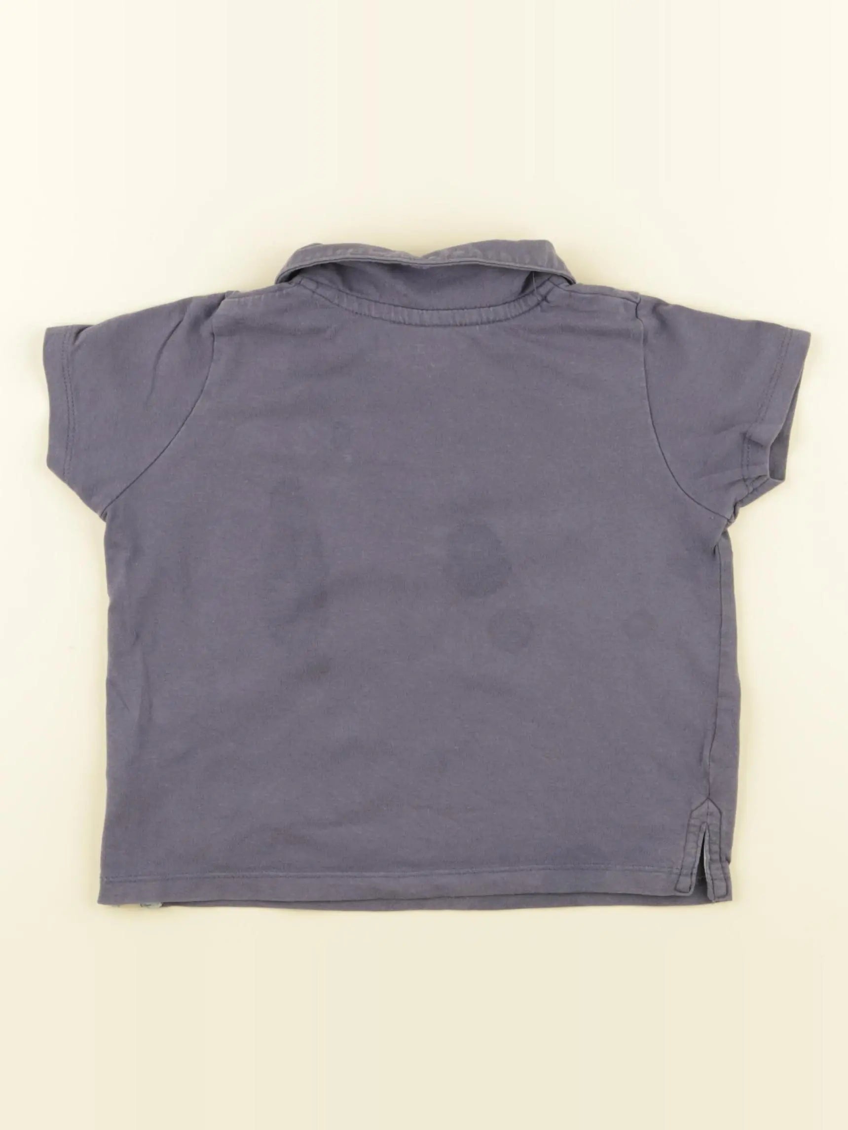Vertbaudet - tee-shirt bleu - 2 ans