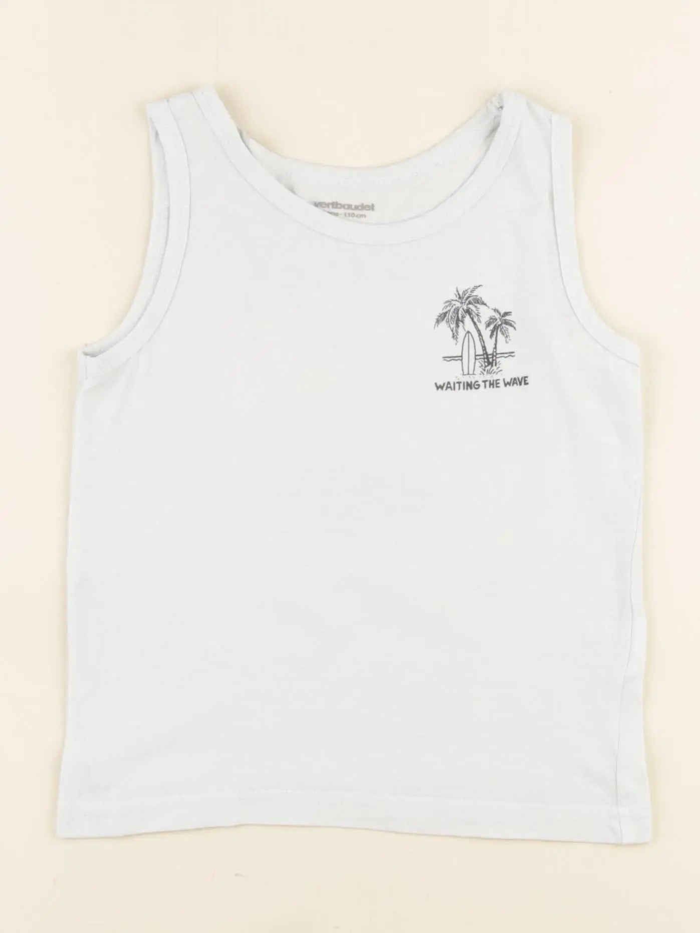 Vertbaudet - débardeur bleu - 5 ans