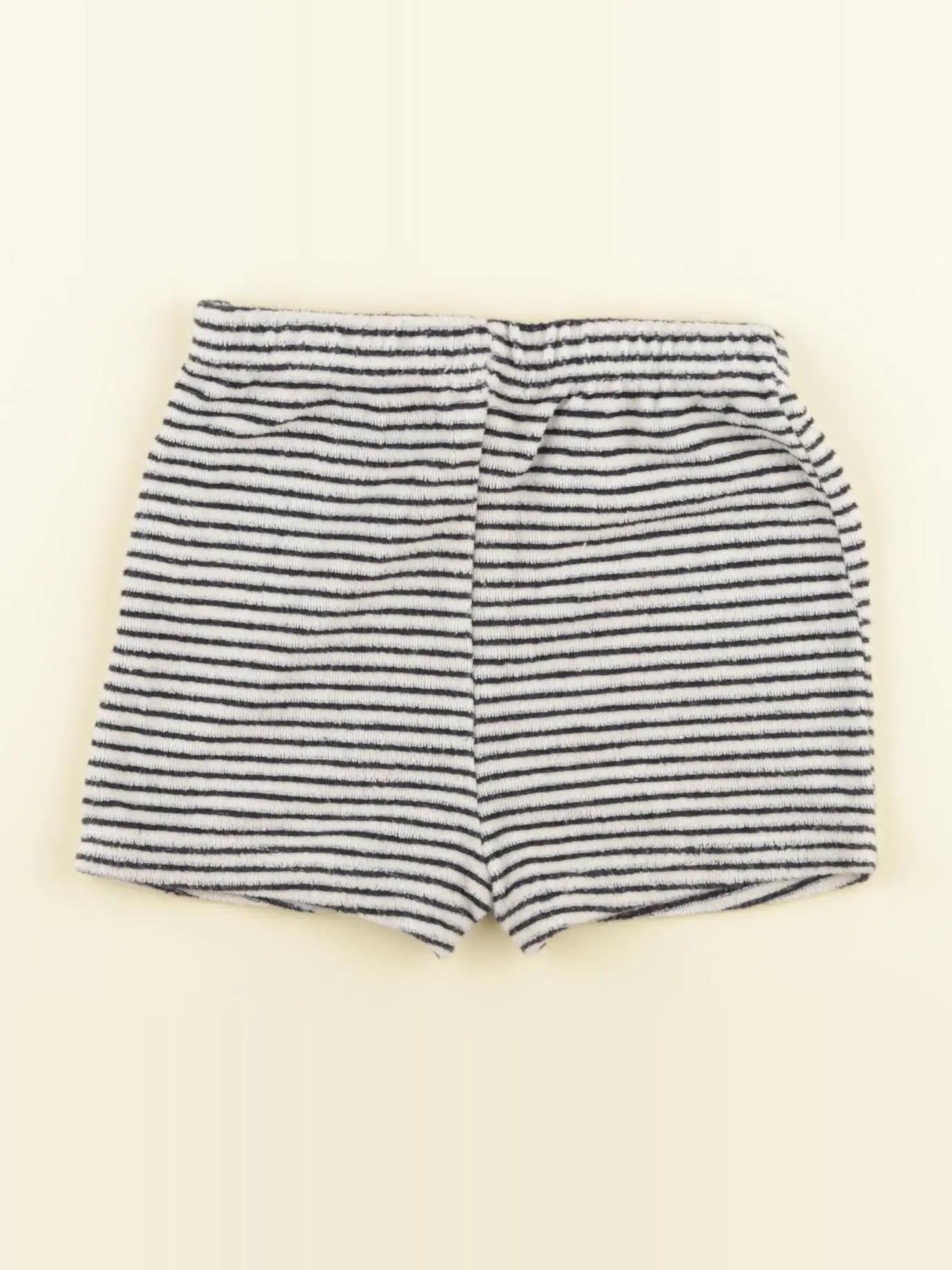 Vertbaudet - short bleu, blanc - 3 ans