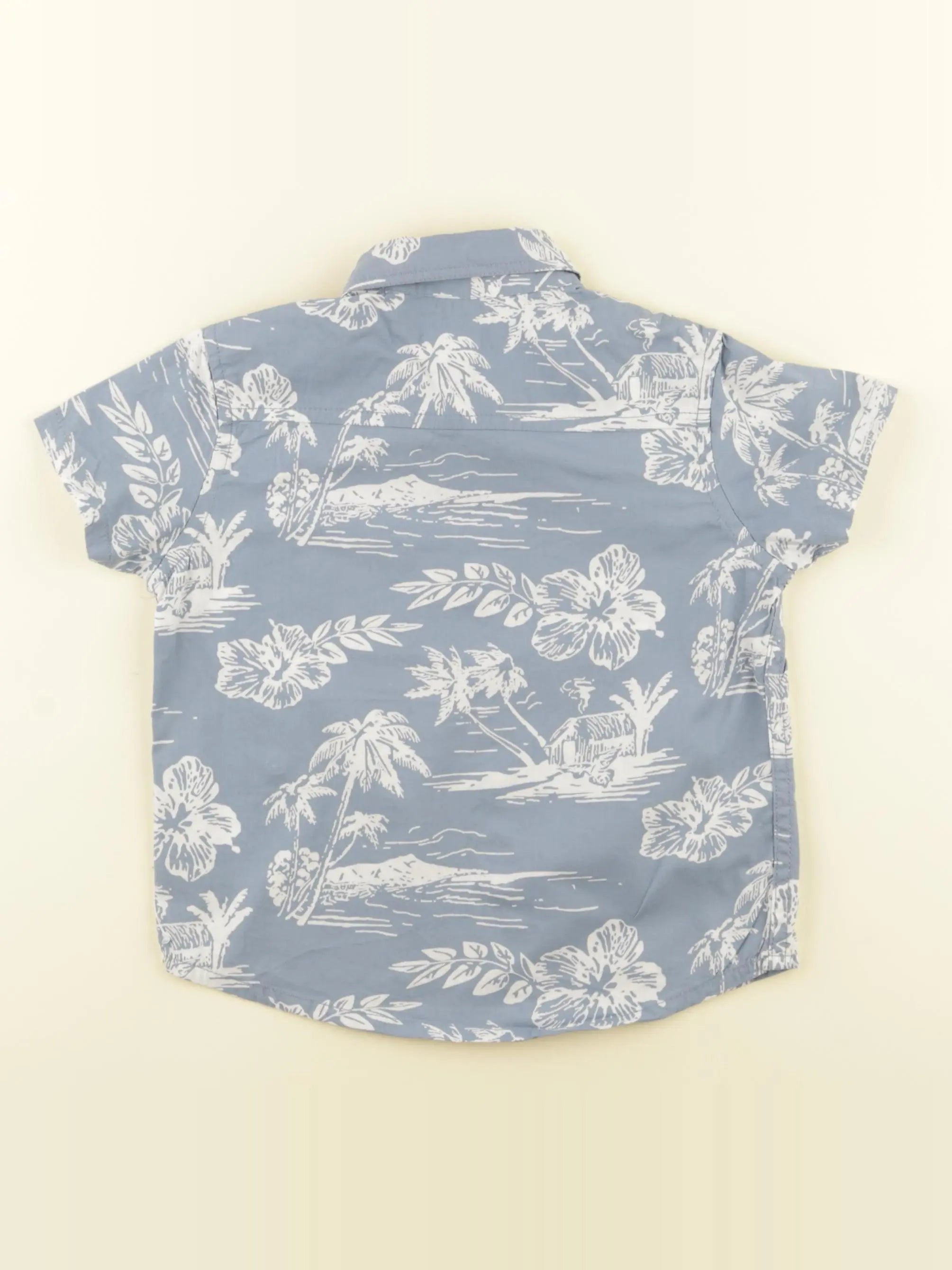 Vertbaudet - chemise bleu - 3 ans