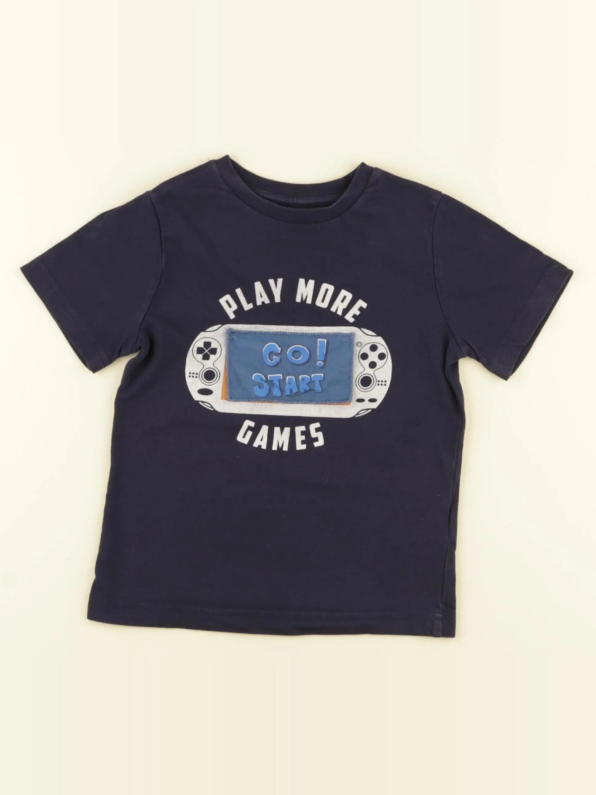 Vertbaudet - tee-shirt bleu - 3 ans