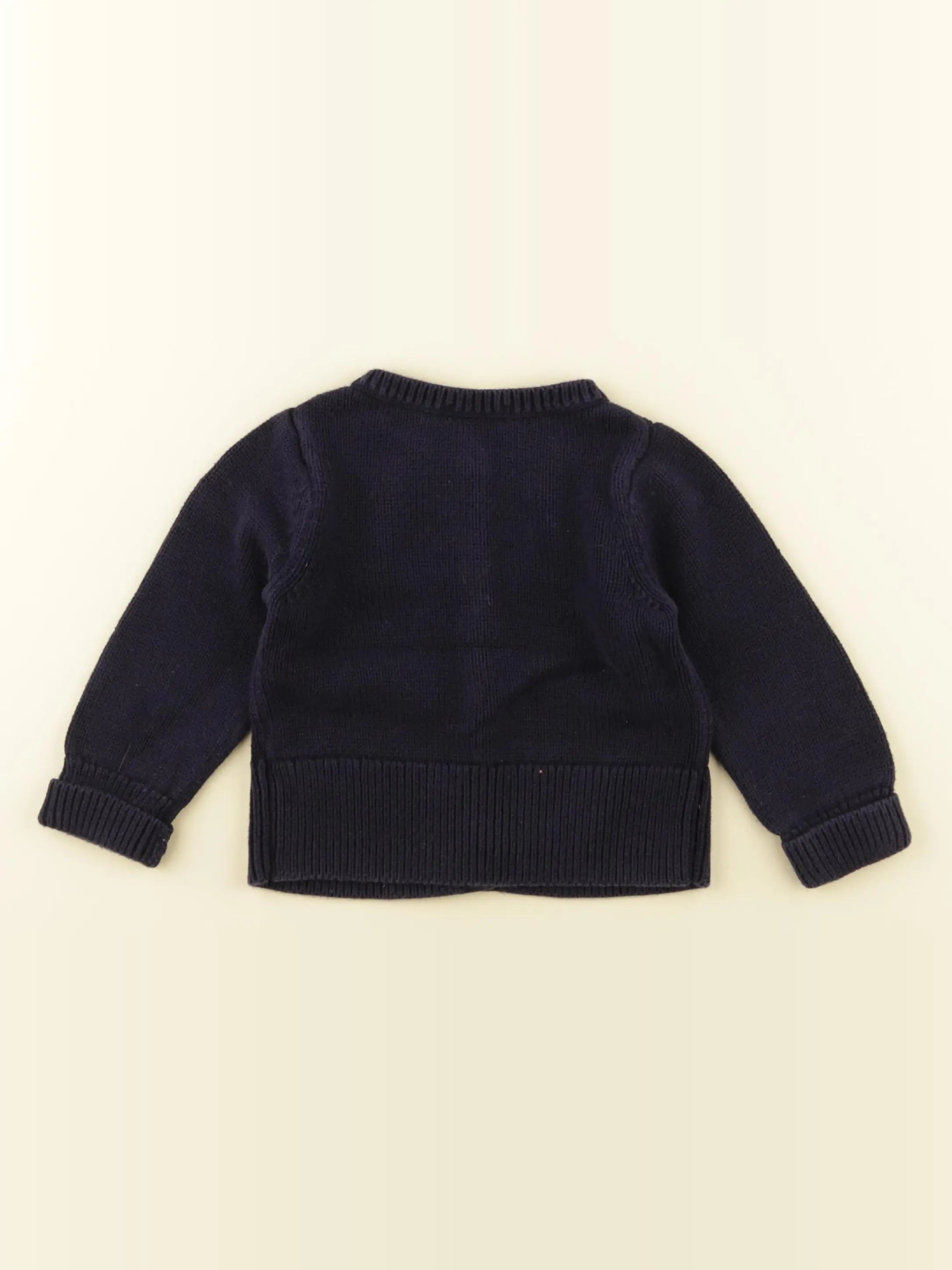 Jacadi - pull bleu - 2 ans