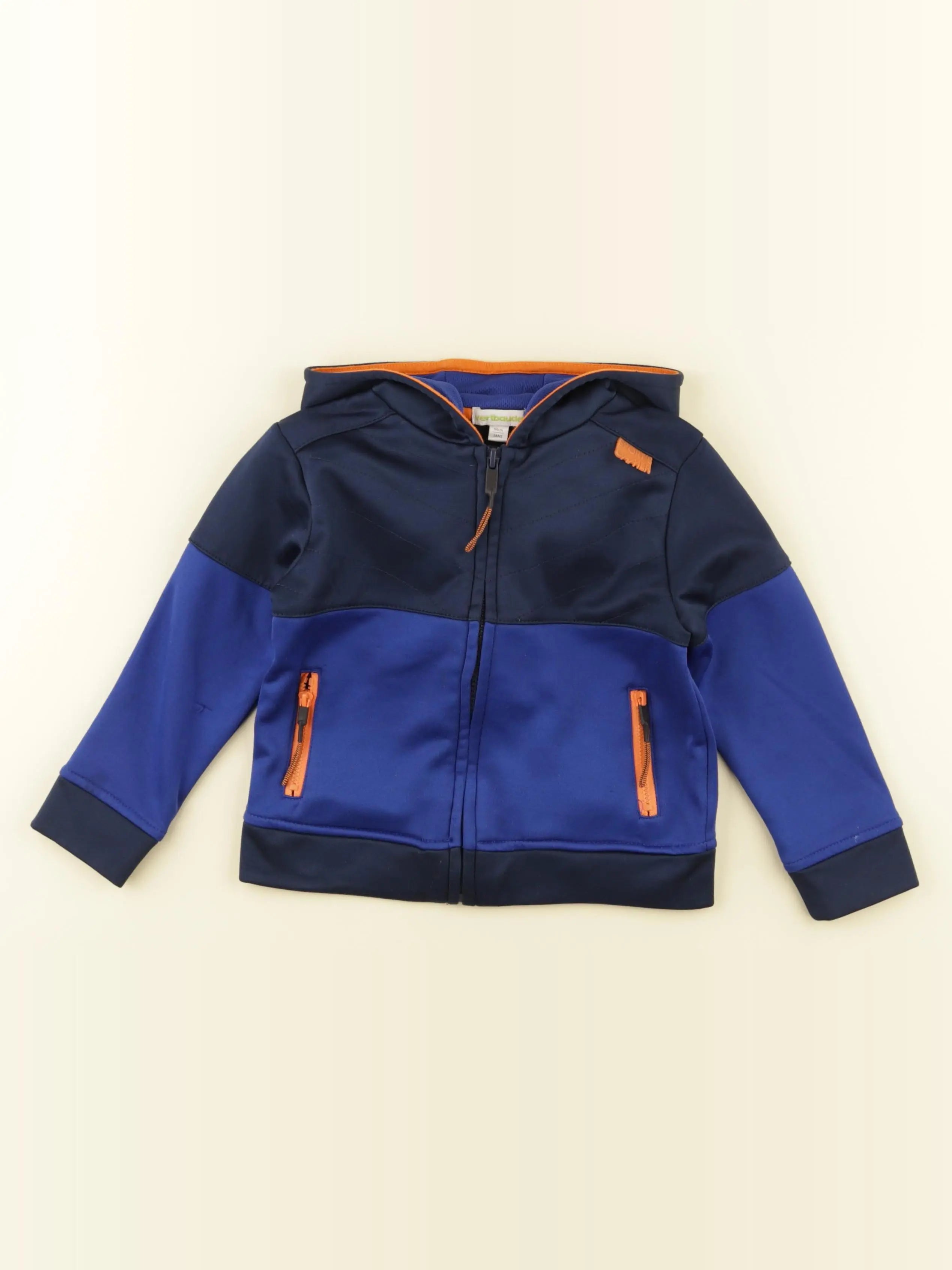 Vertbaudet - sweat bleu - 3 ans