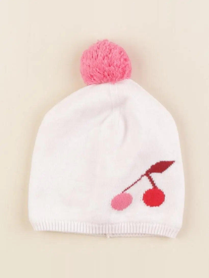 Jacadi - bonnet rose - 6 mois