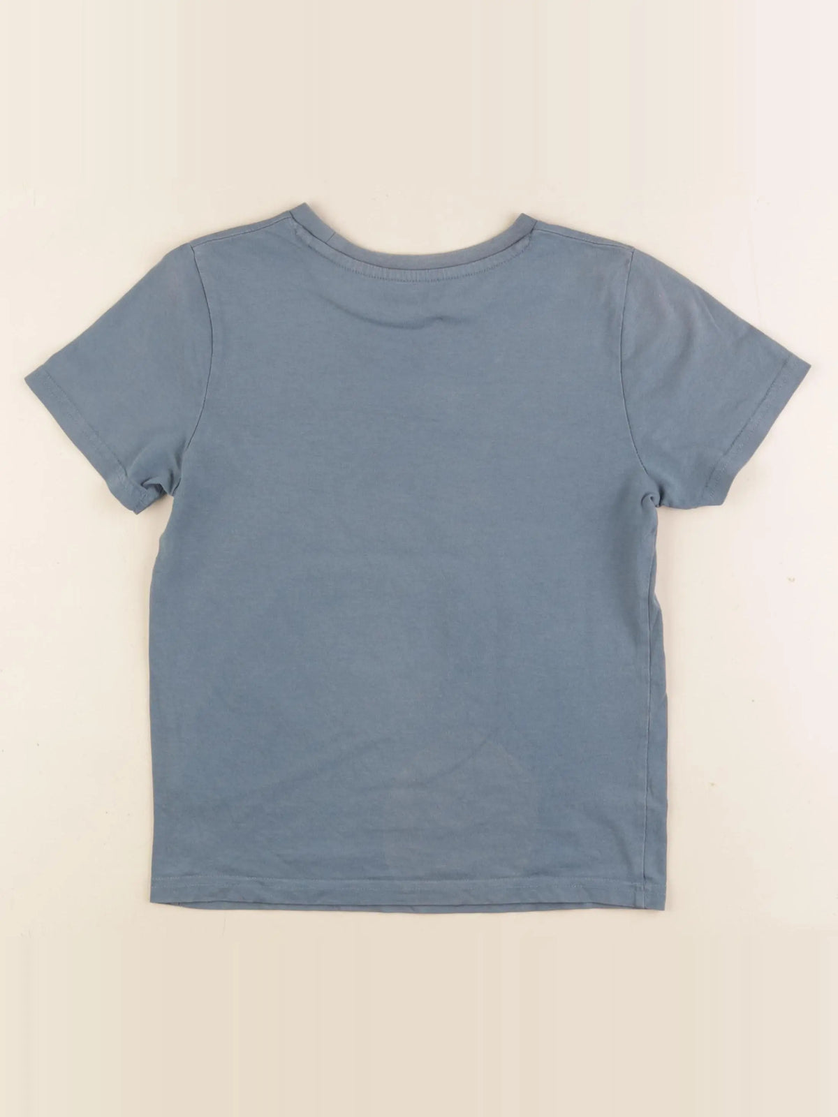 Vertbaudet - tee-shirt bleu - 8 ans