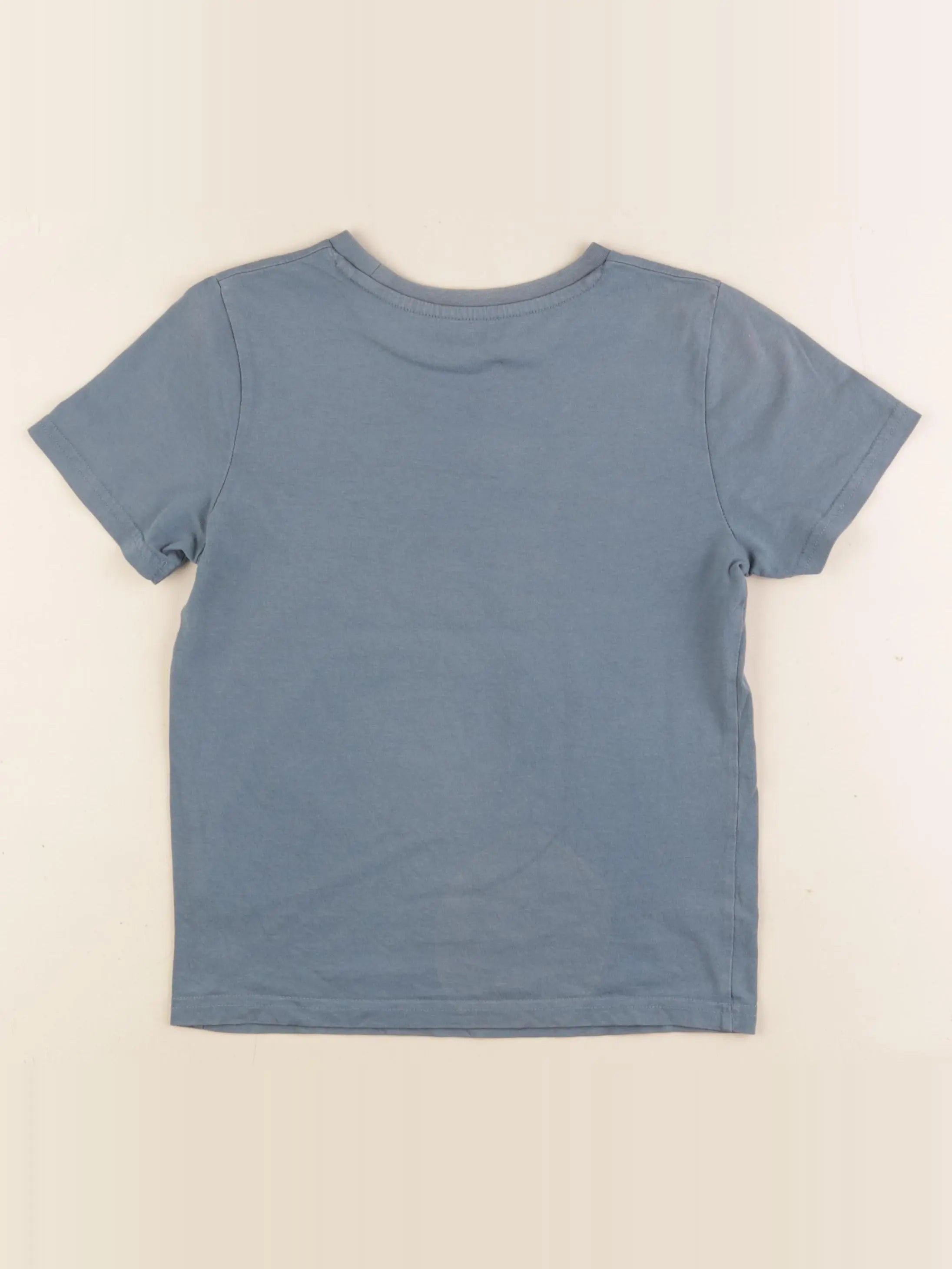 Vertbaudet - tee-shirt bleu - 8 ans