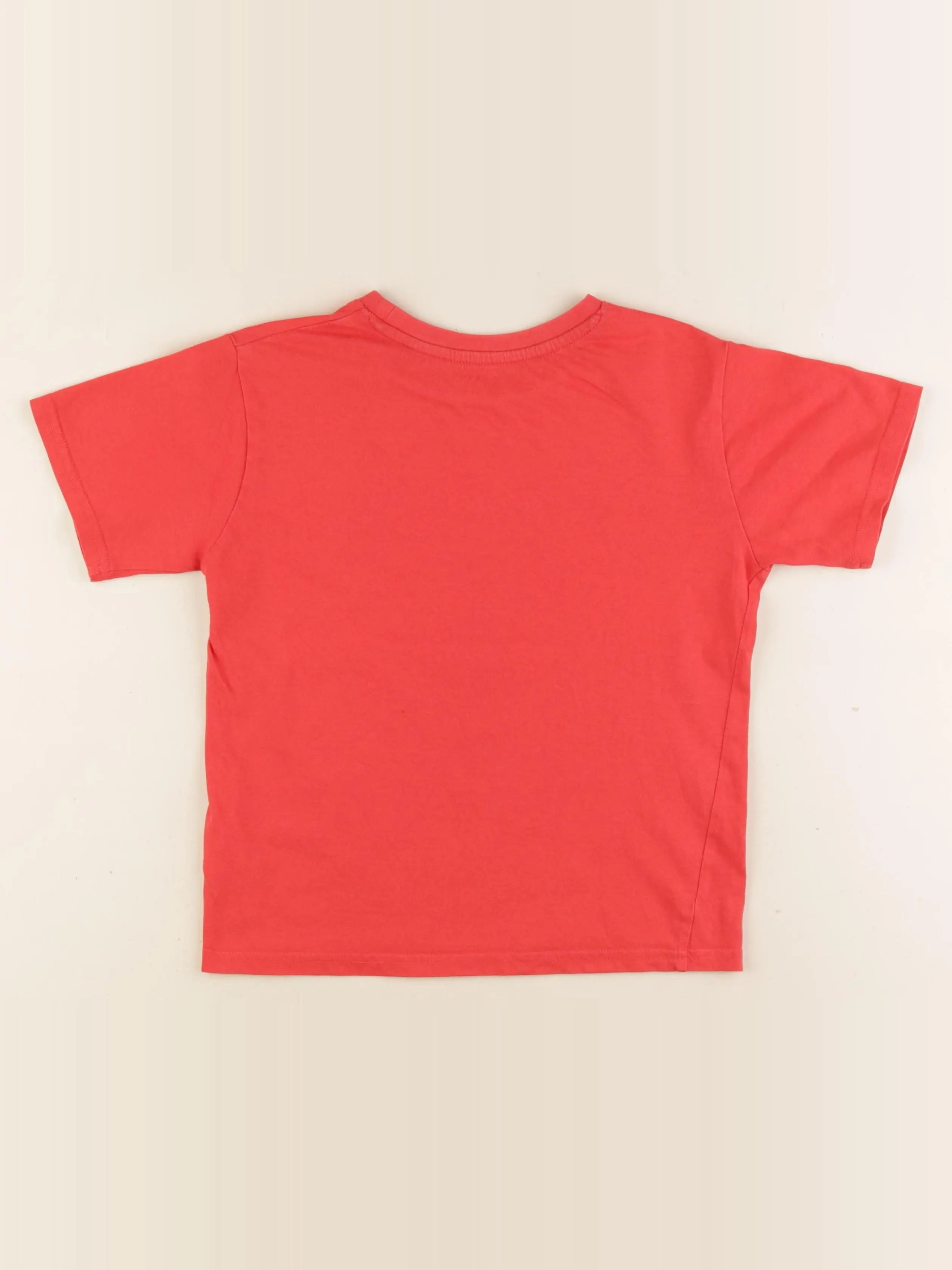Vertbaudet - tee-shirt rouge - 8 ans