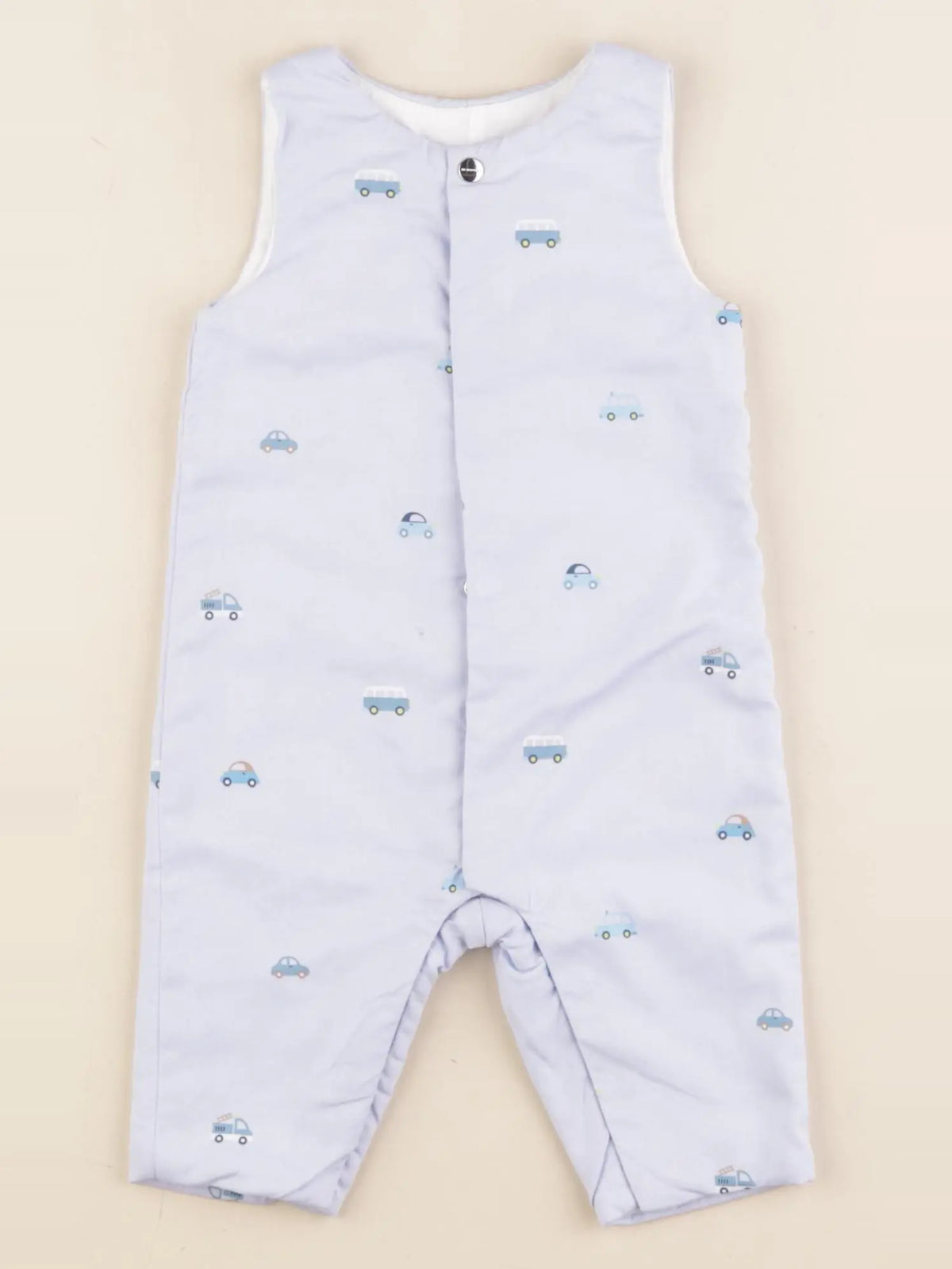 Jacadi - combinaison doublé bleu - 3 mois