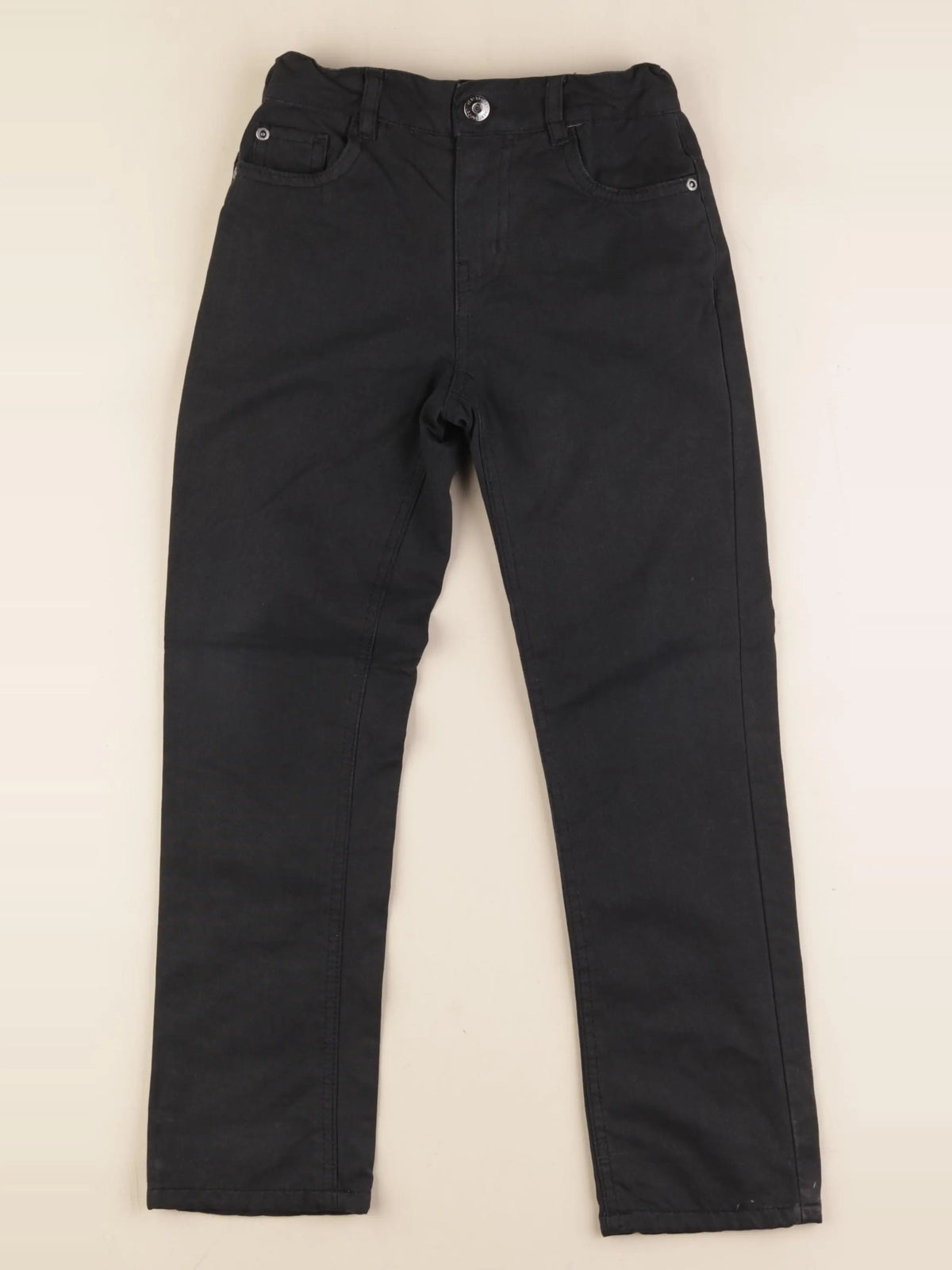 Vertbaudet - pantalon noir - 7 ans