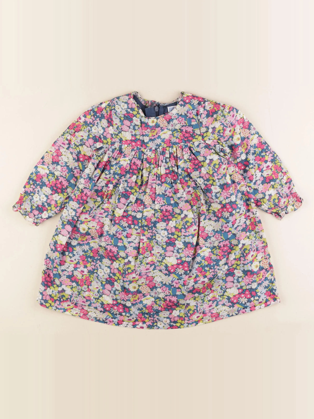 Jacadi - robe liberty multicolore - 3 ans