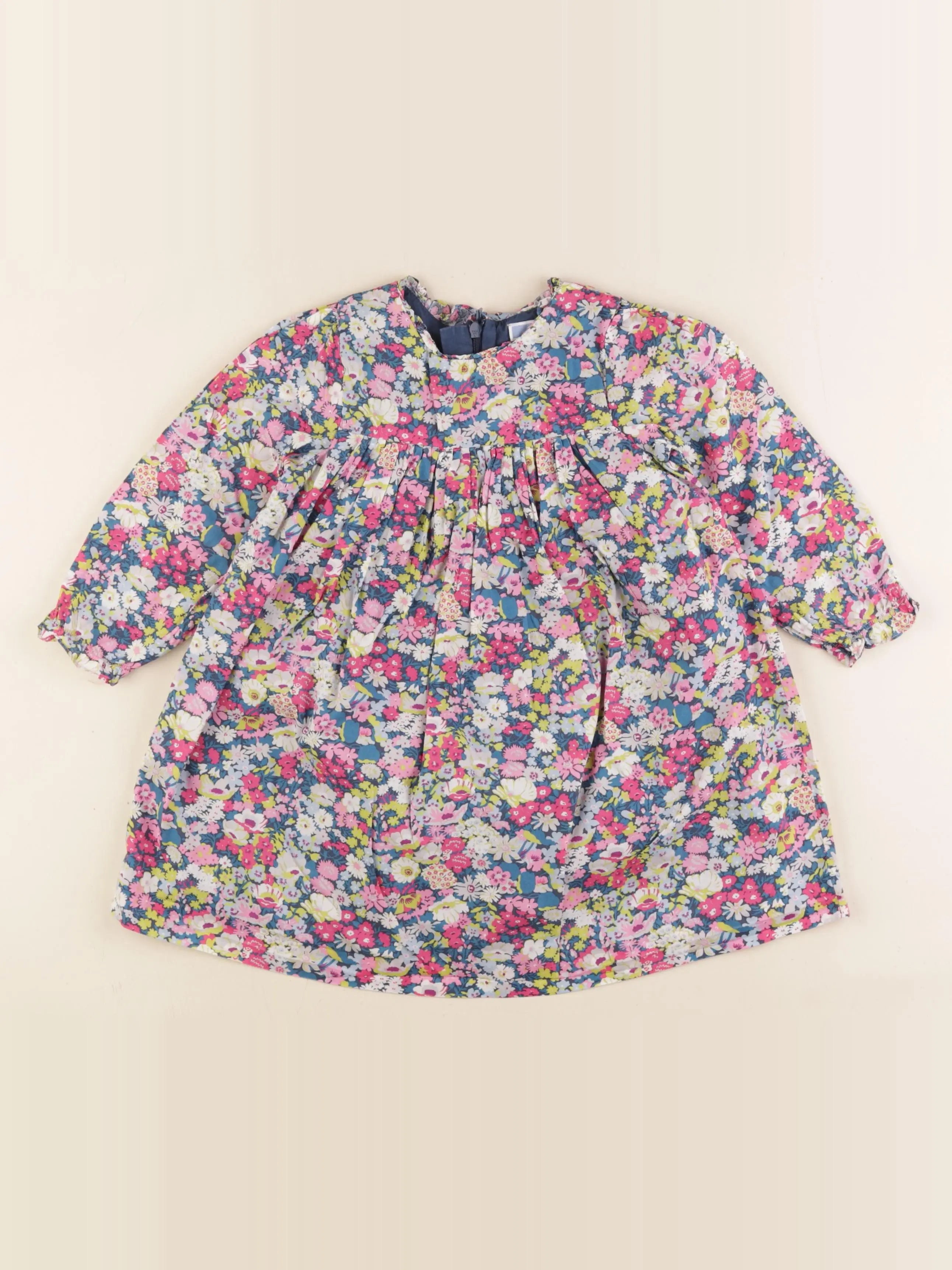 Jacadi - robe liberty multicolore - 3 ans