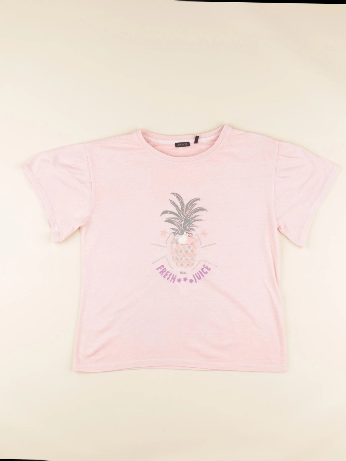 IKKS - tee-shirt rose - 14 ans