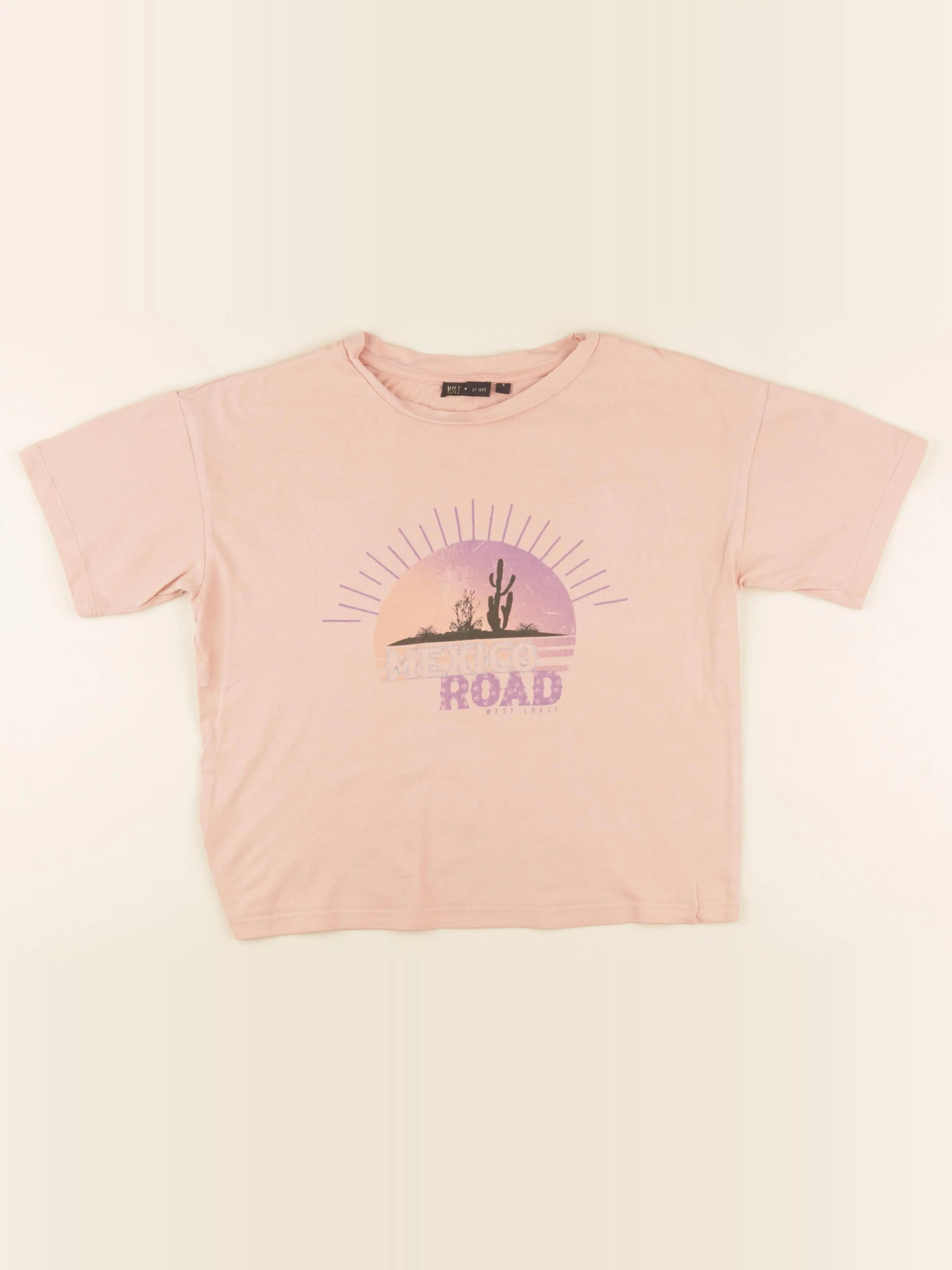 IKKS - tee-shirt rose - 14 ans