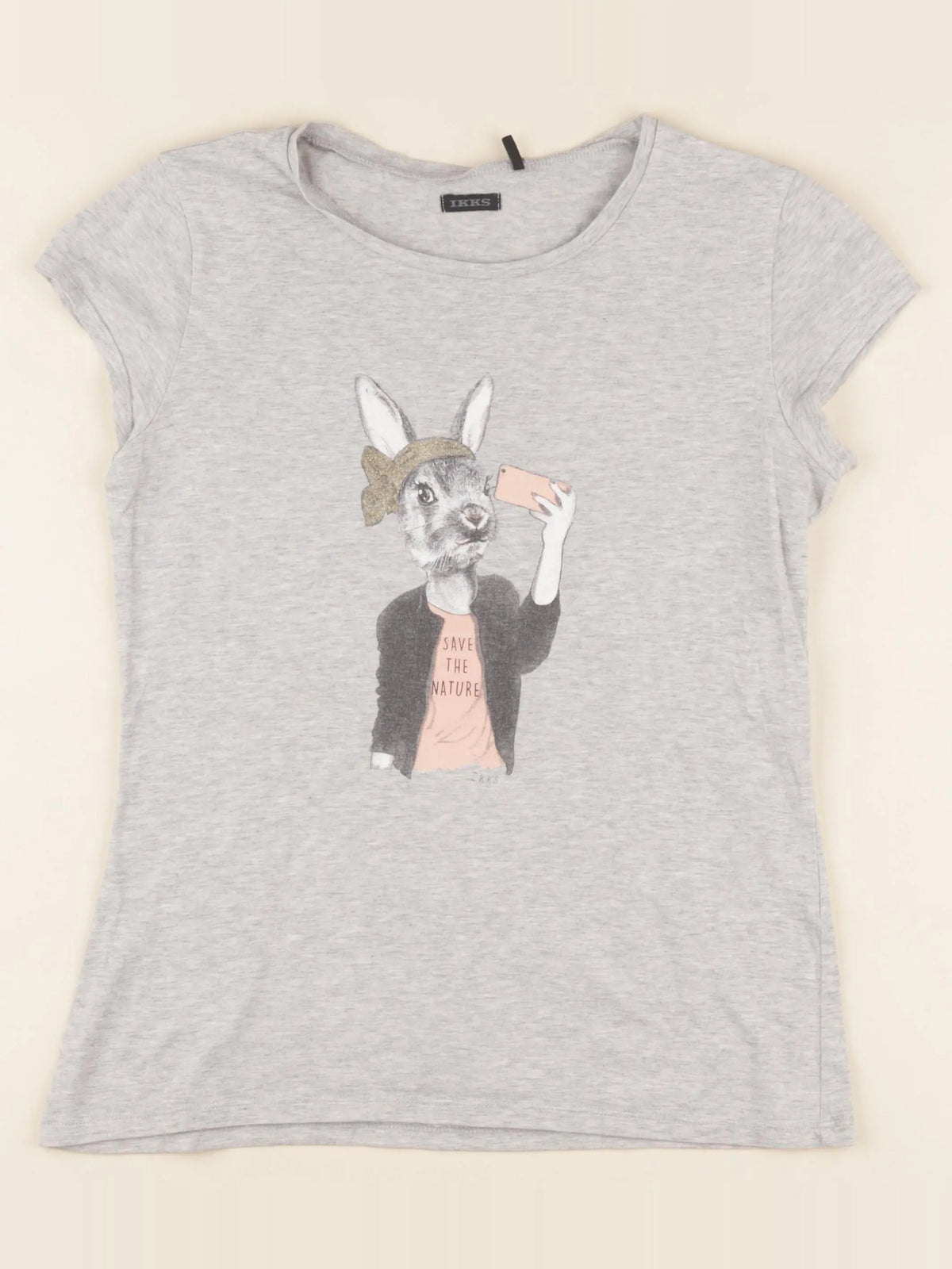 IKKS - tee-shirt gris - 14 ans