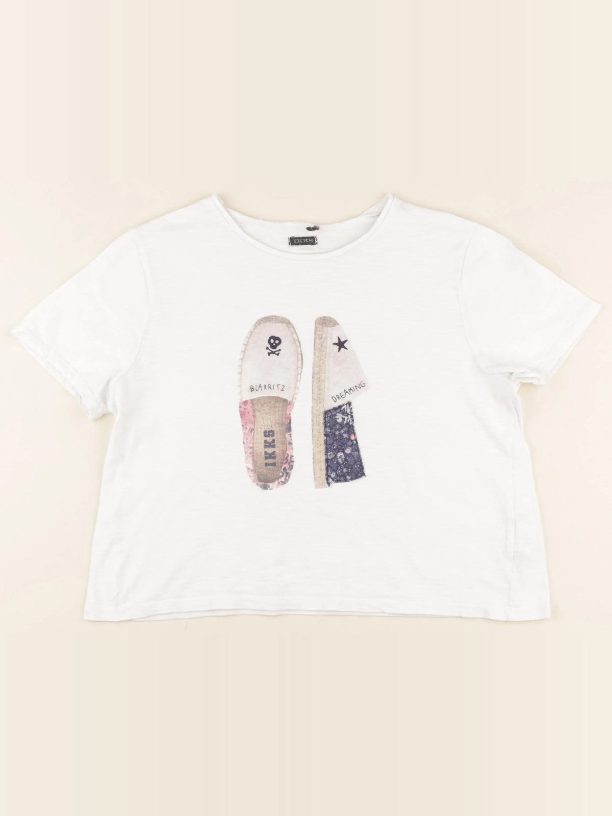 IKKS - tee-shirt blanc - 14 ans
